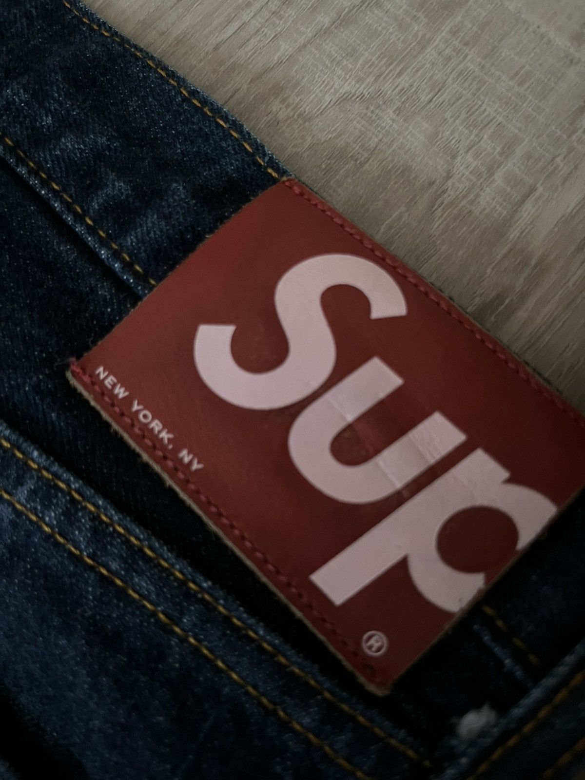 Supreme Supreme vintage raw denim jeans Size US 32 / EU 48 - 2 Thumbnail