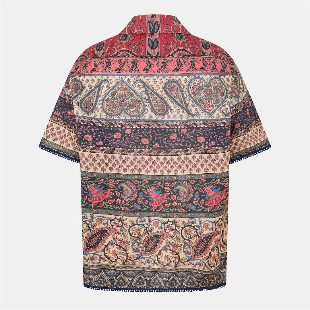 Valentino o1g2r1mq0526 Val Camicia Short Sleeve Bowling Shirt Size US S / EU 44-46 / 1 - 2 Thumbnail
