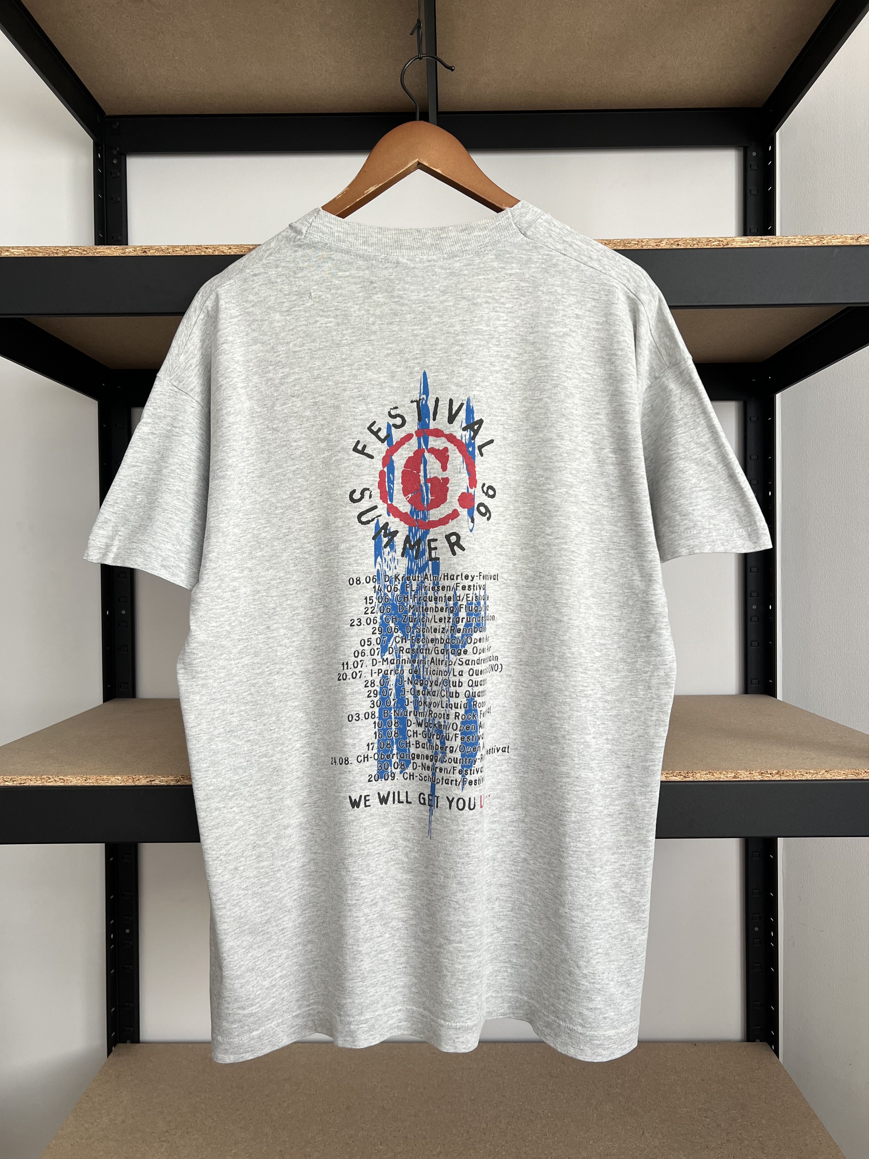Band Tees Vintage 1996 Gotthard Summer Festival Gray T-shirt Size US L / EU 52-54 / 3 - 2 Thumbnail