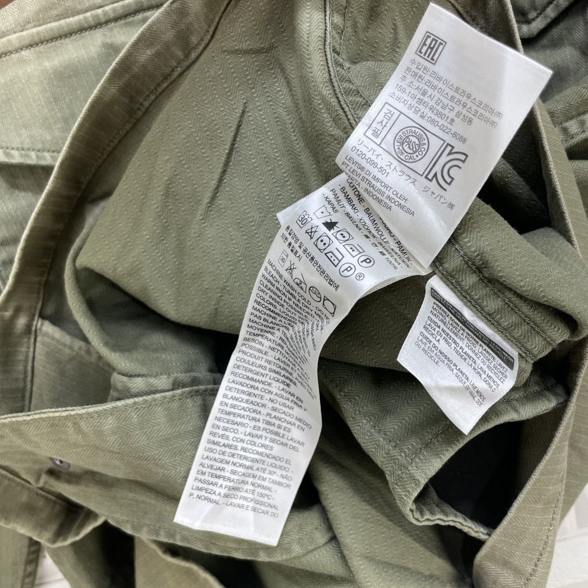 Levi's 💥Vintage Levis Hooded Parka Jacket Styled Utility Us Army Size US M / EU 48-50 / 2 - 12 Thumbnail