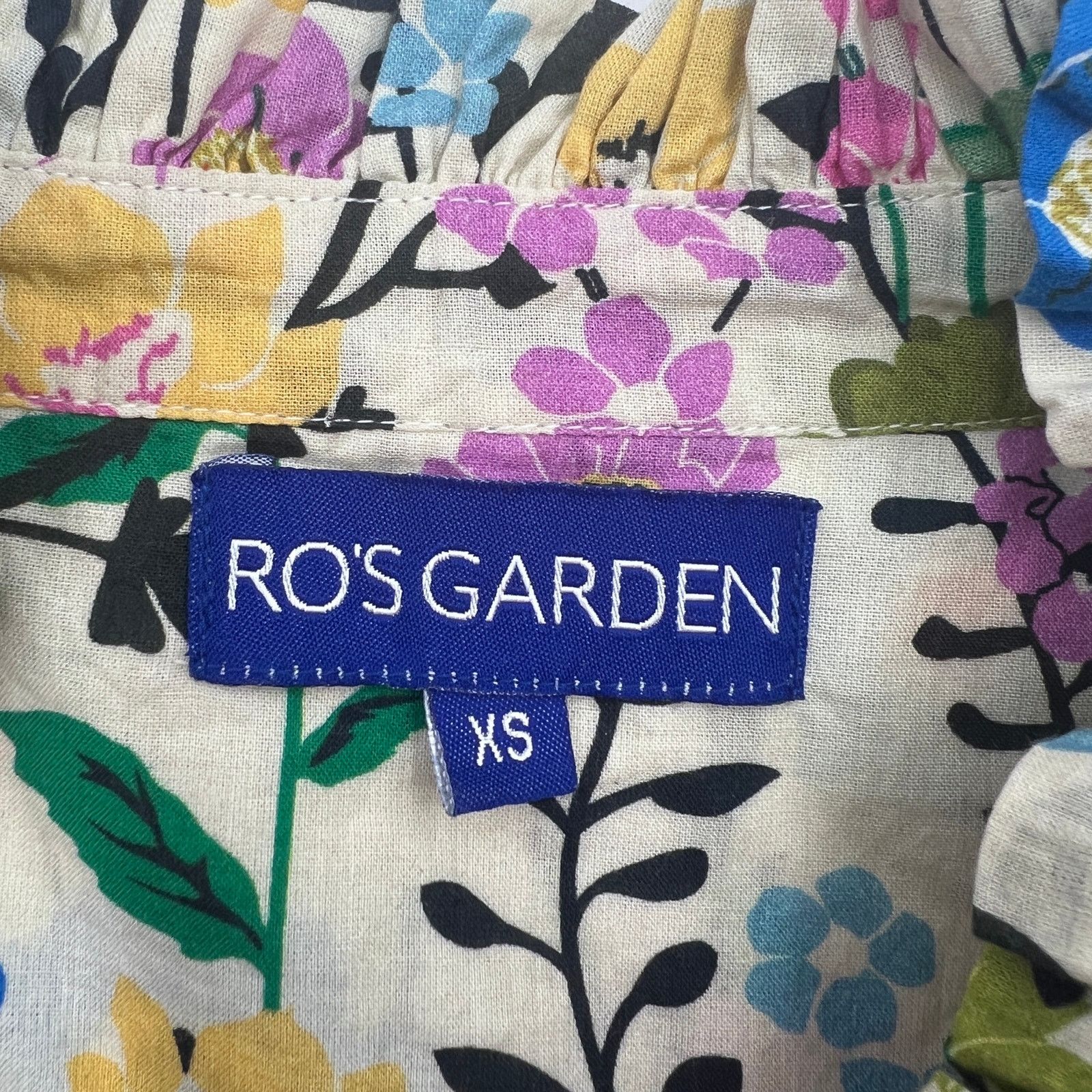 Anthropologie Anthropologie Ro's Garden Vibeka Ruffled Mini Shirt Dress Size XS / US 0-2 / IT 36-38 - 3 Thumbnail