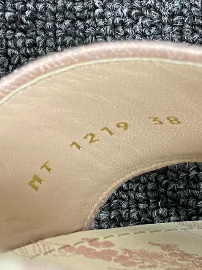 Dior Dior Pink Zoo Embroidery Logo High Heel Slipper Size US 7.5 / IT 37.5 - 7 Thumbnail