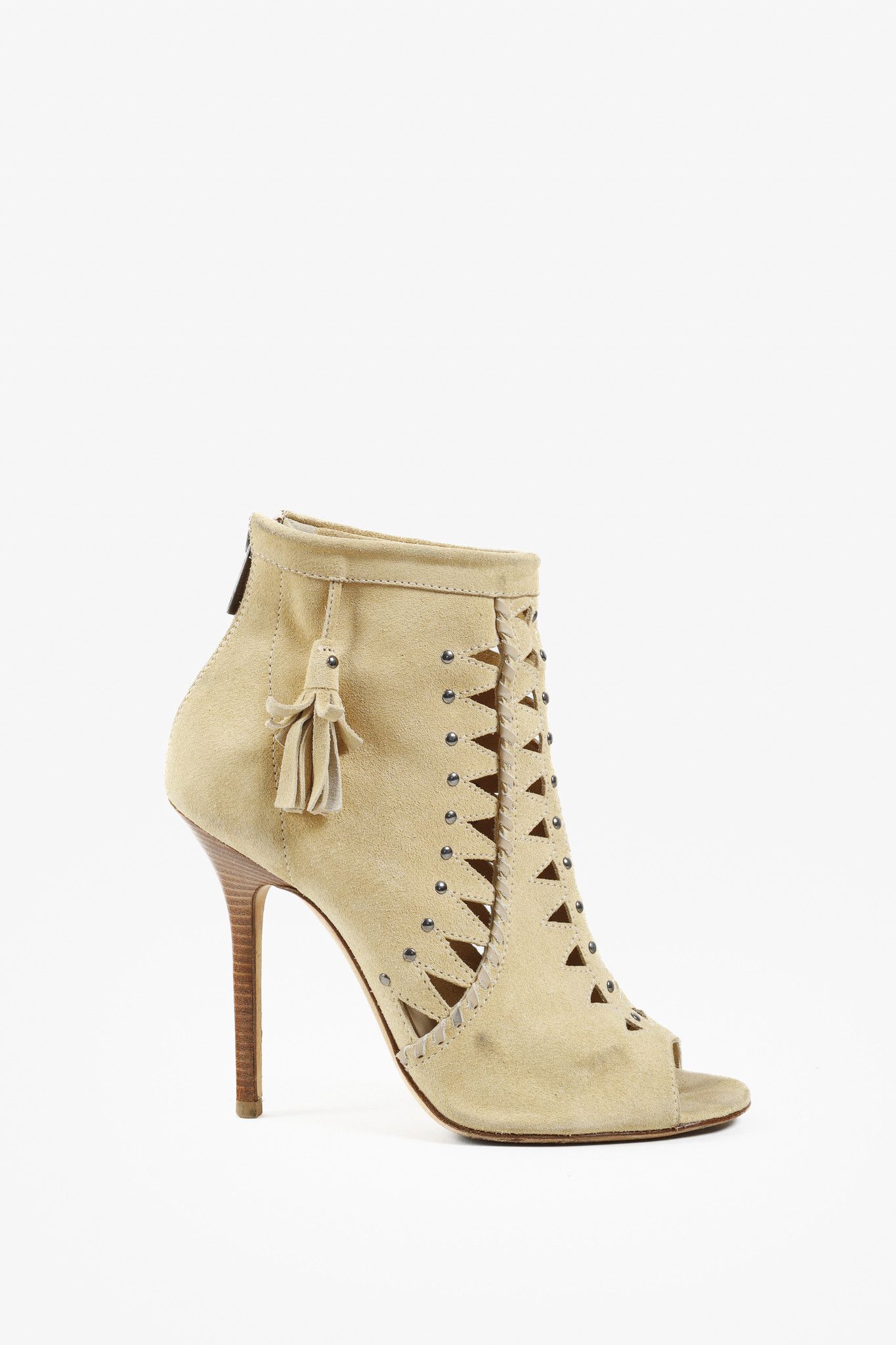 Jimmy Choo Jimmy Choo Suede Lasercut Accents Pumps Size US 5.5 / IT 35.5 - 1 Thumbnail