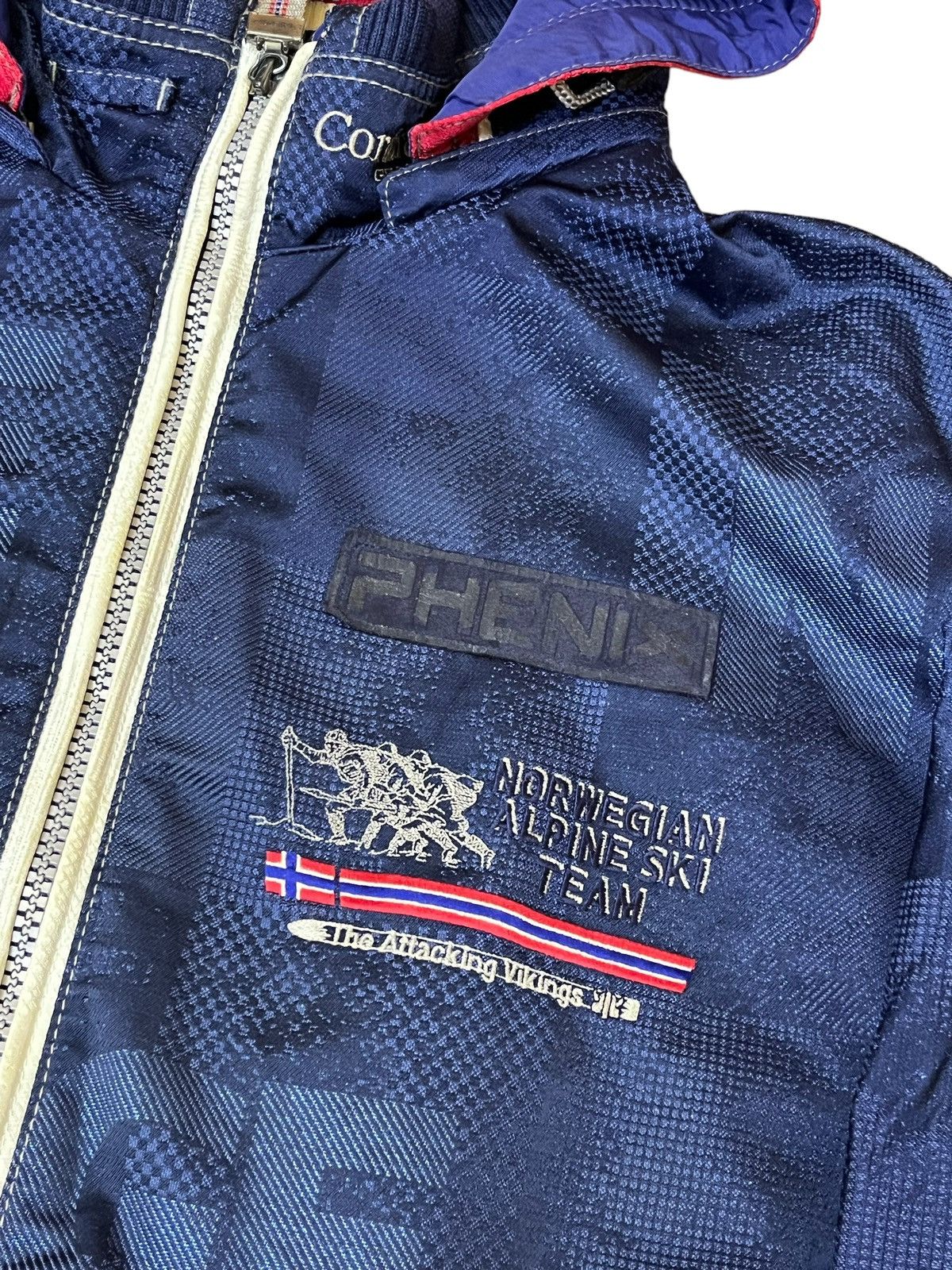 Japanese Brand VINTAGE PHENIX NORGE PEPSI NORWEGIAN ALPINE SKI TEAM JACKET Size US XXL / EU 58 / 5 - 12 Thumbnail