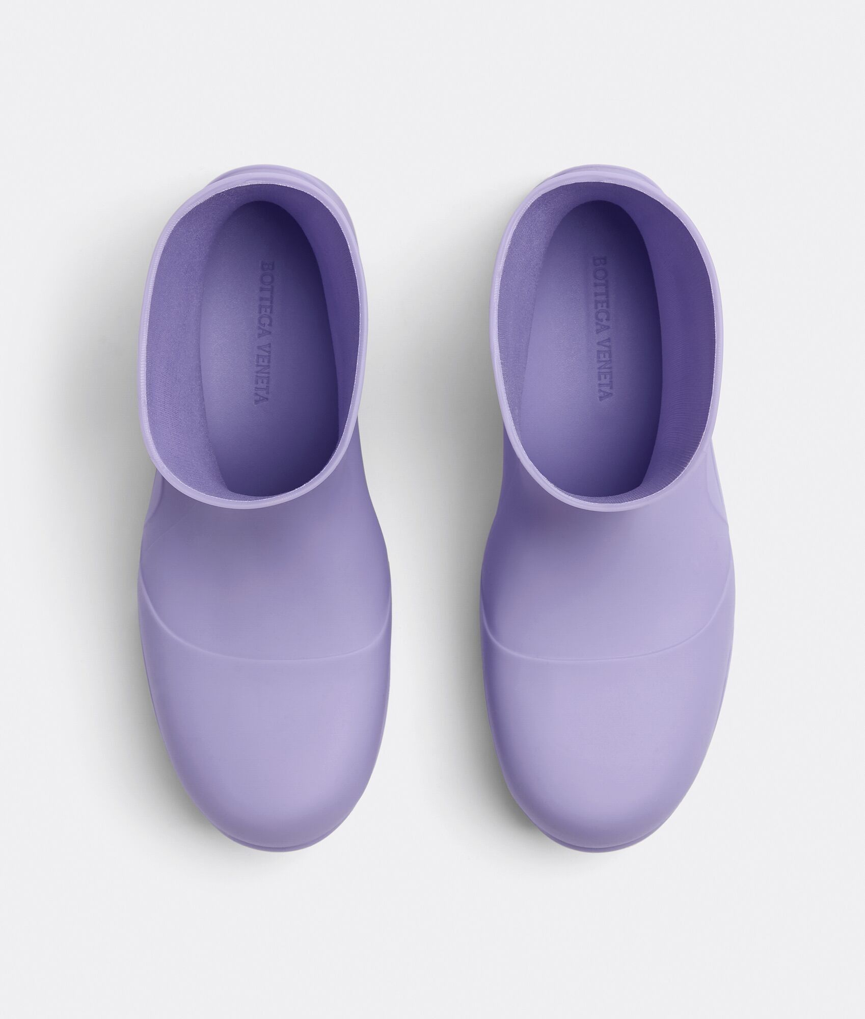 Bottega Veneta o1n1vont1224 Puddle Ankle Boots in Light Purple Size US 8 / IT 38 - 4 Thumbnail