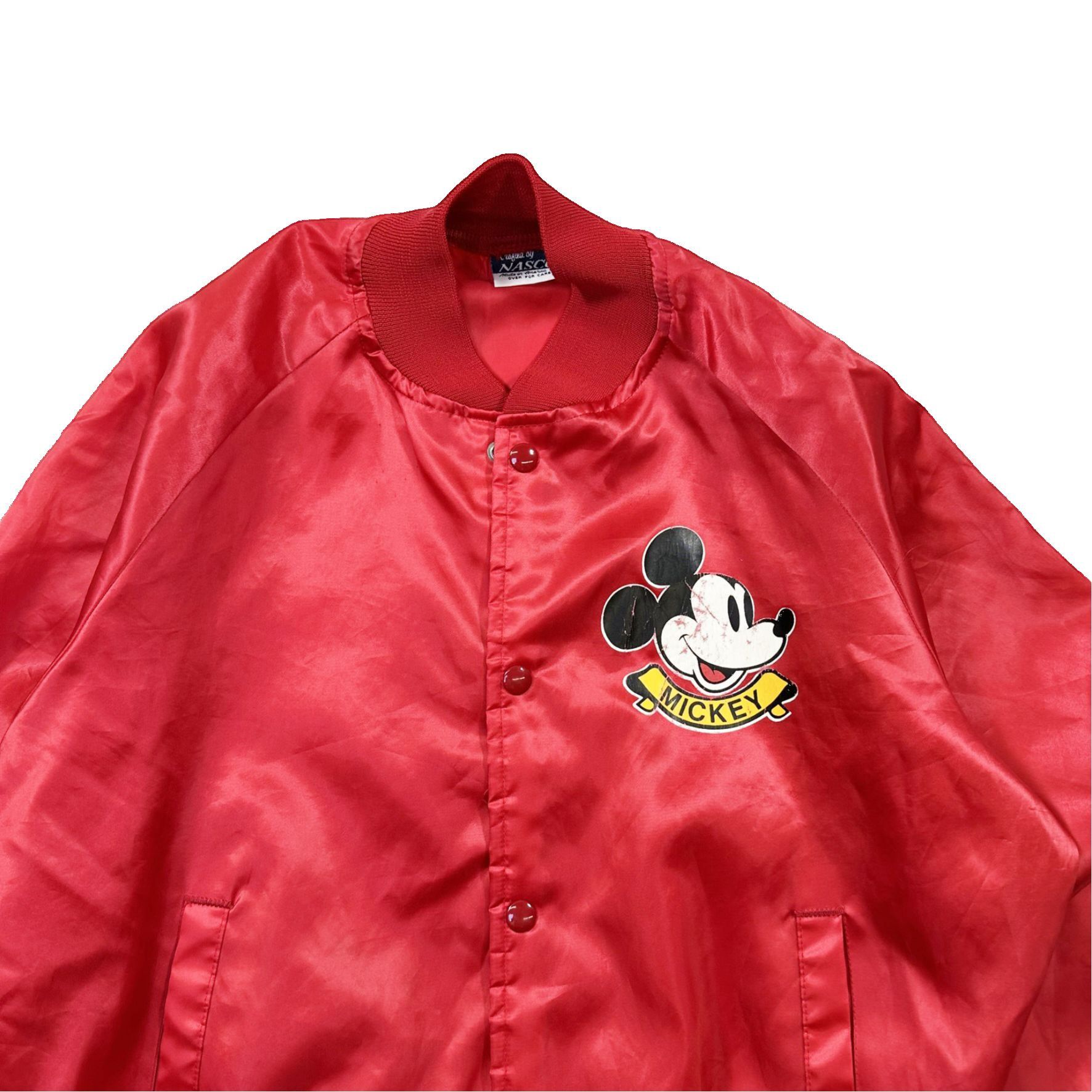 Vintage Vintage 90s Made in USA Mickey Mouse Satin Button Up Jacket Size US S / EU 44-46 / 1 - 2 Thumbnail