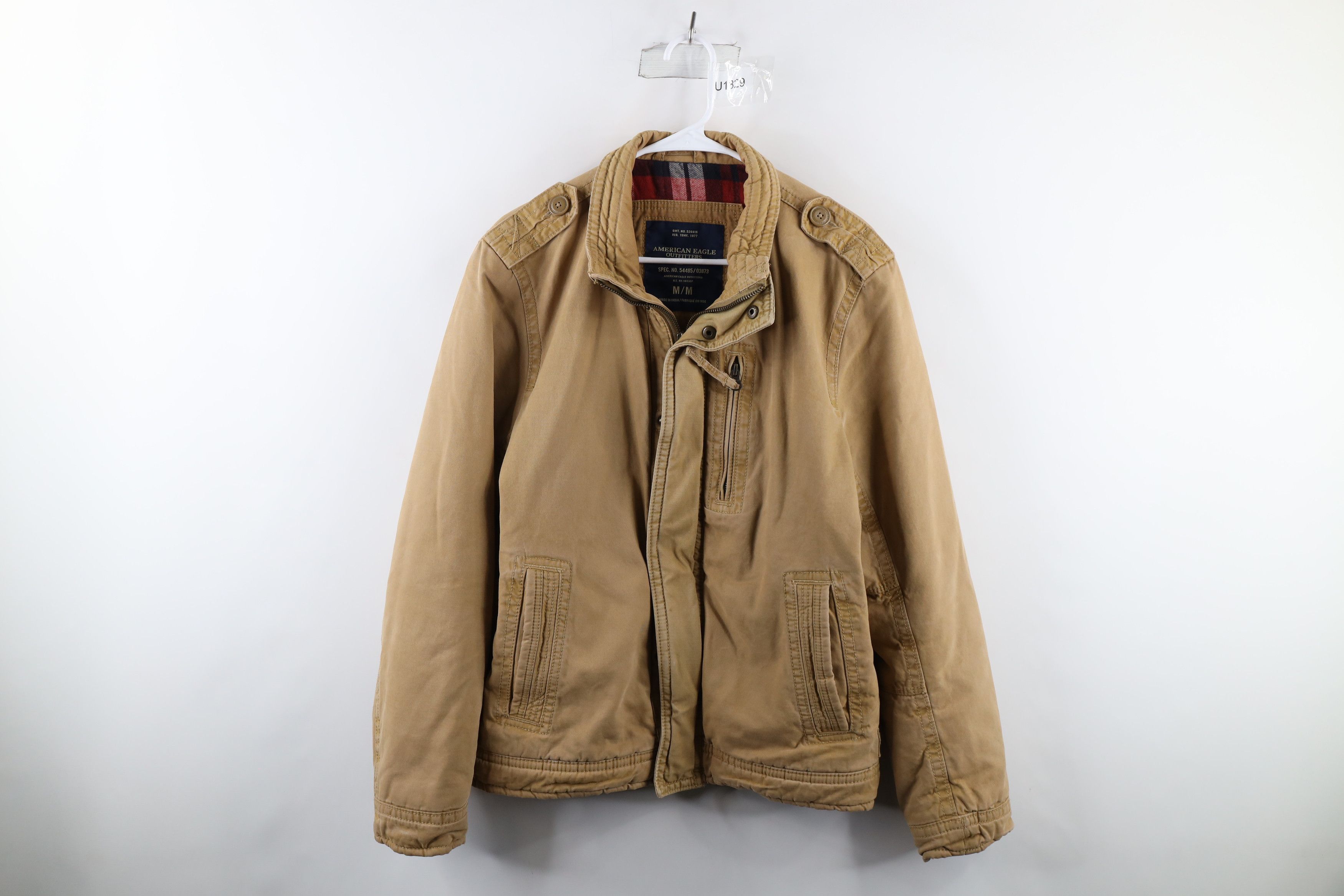 Vintage 1985 American Eagle Outfitter Brown Leather online Jacket