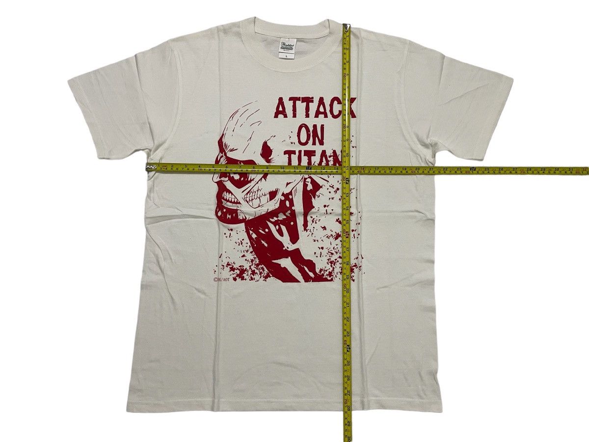 Vintage Vintage Y2K Attack On Titan Shirt Rare Design Size US L / EU 52-54 / 3 - 3 Thumbnail