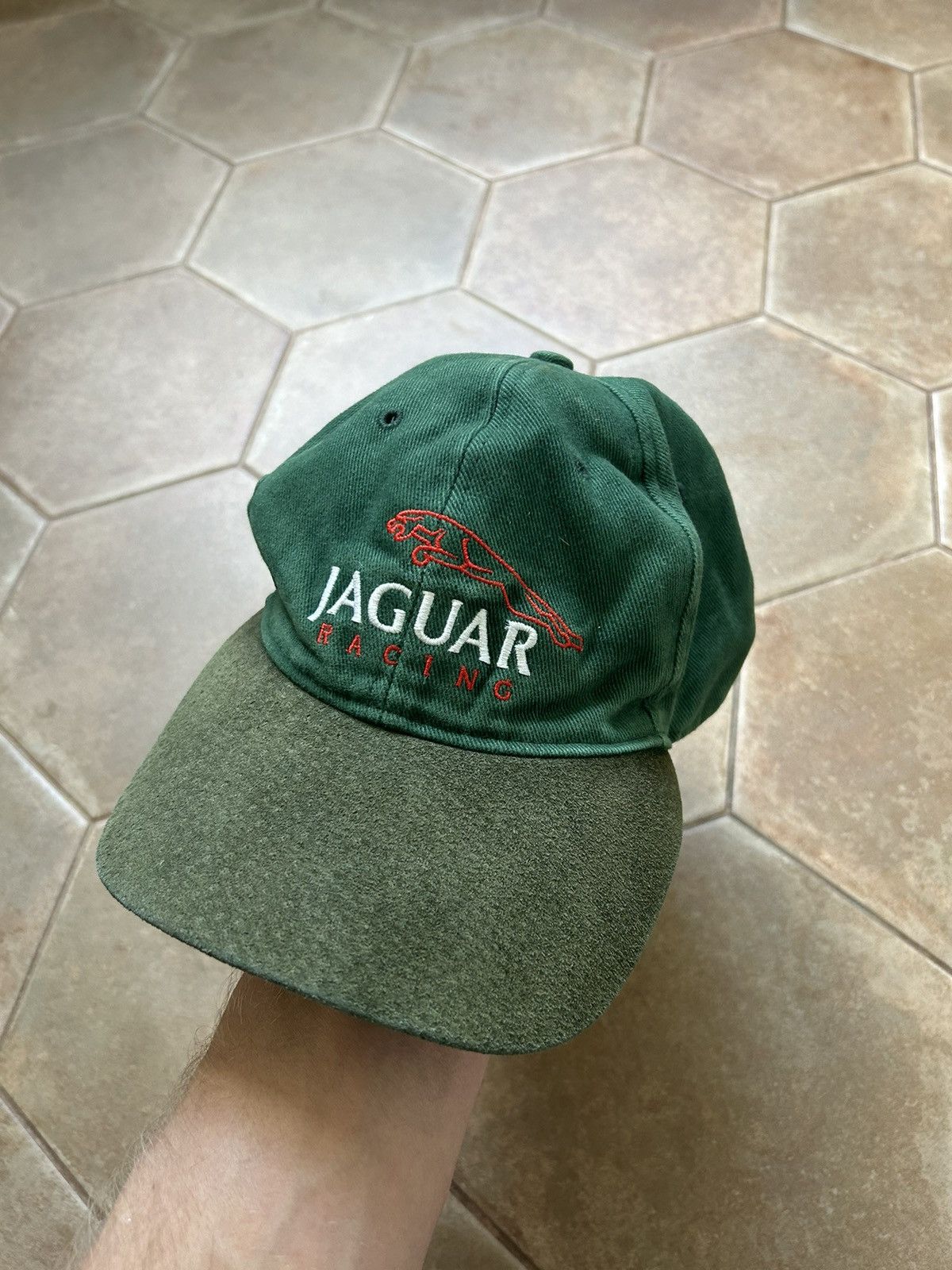 Pre-owned Racing X Vintage Jaguar Racing Cap Hat In Green