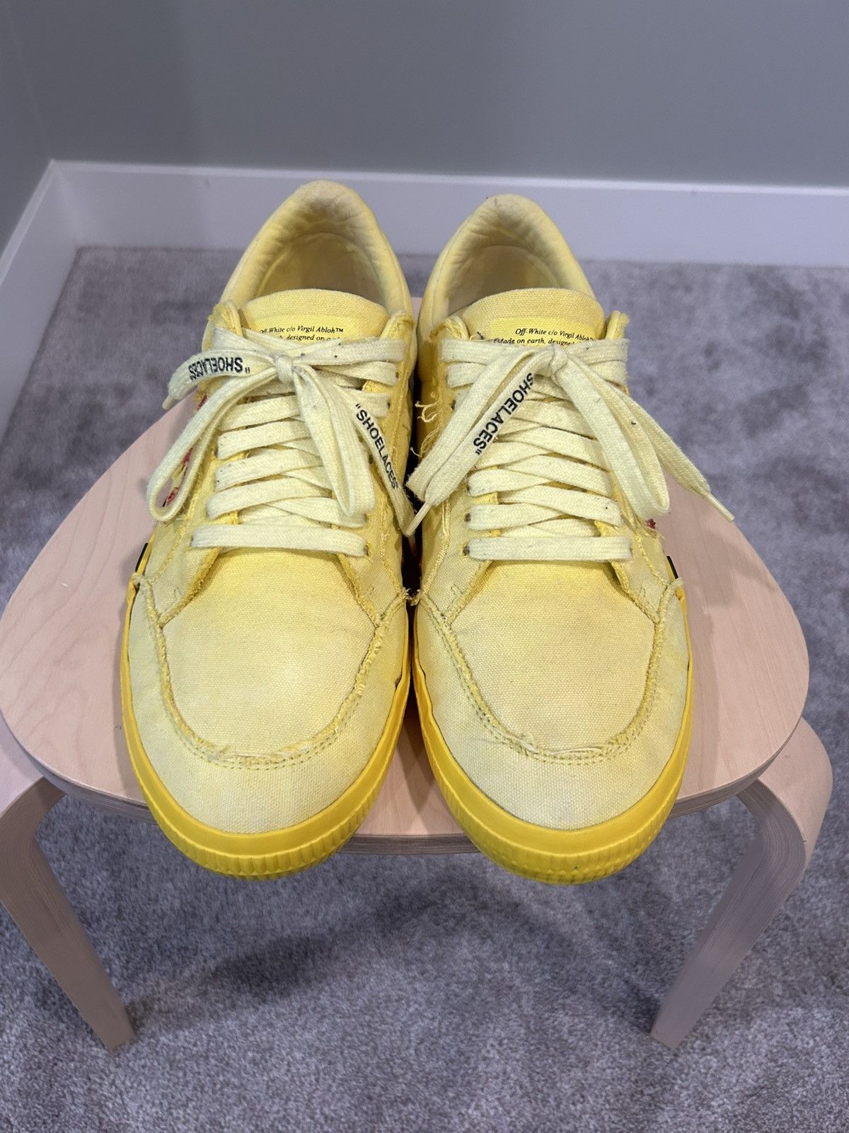 Off-White Off-White Vulc 'Yellow Red' Size US 12 / EU 45 - 5 Thumbnail