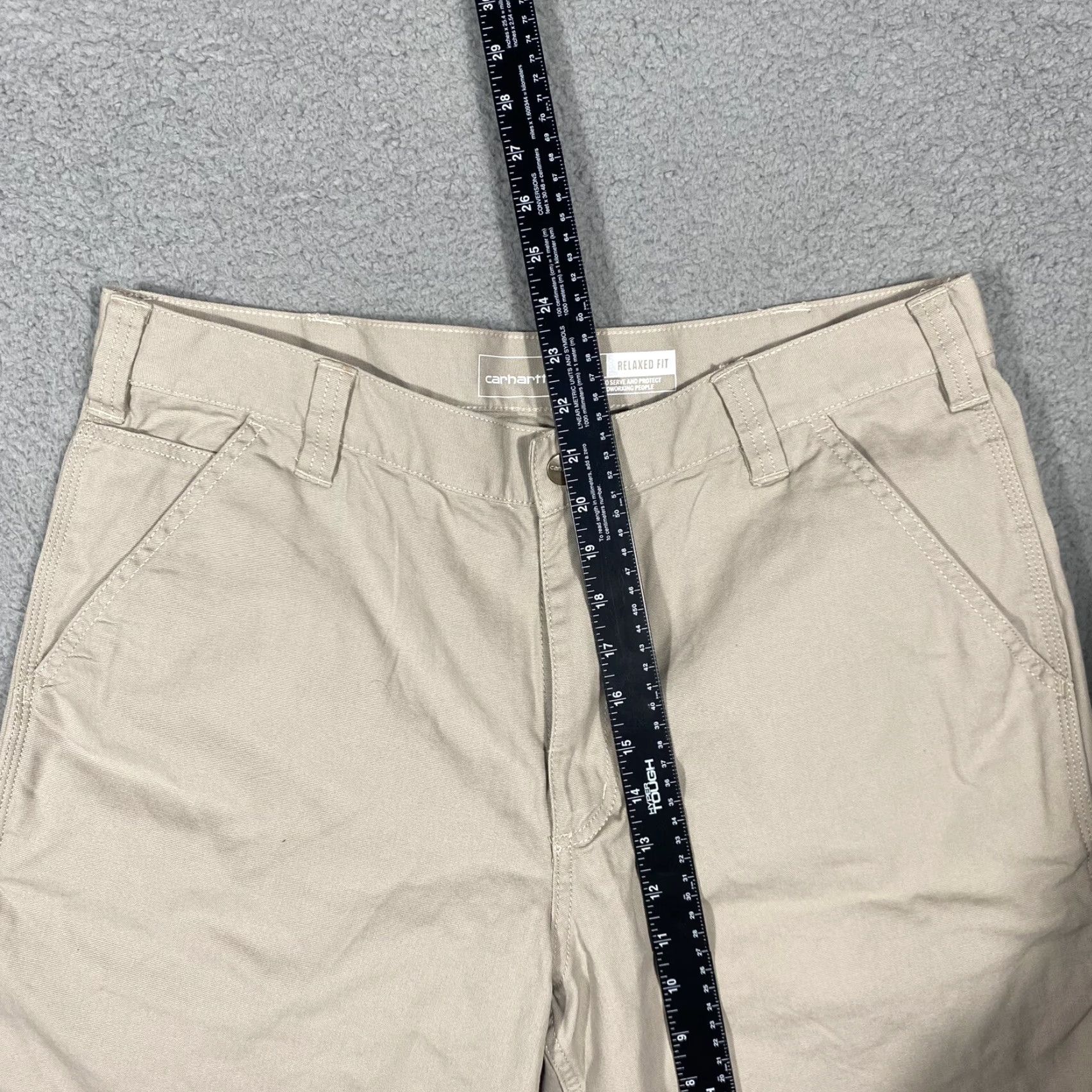 Carhartt Carhartt Cargo Rugged Flex Relax Fit Canvas Utility Work Short Size 42 Beige Men Regular Cargo Pockets Workwear Summer Spring Fall NEW! Size US 42 / EU 58 - 4 Thumbnail