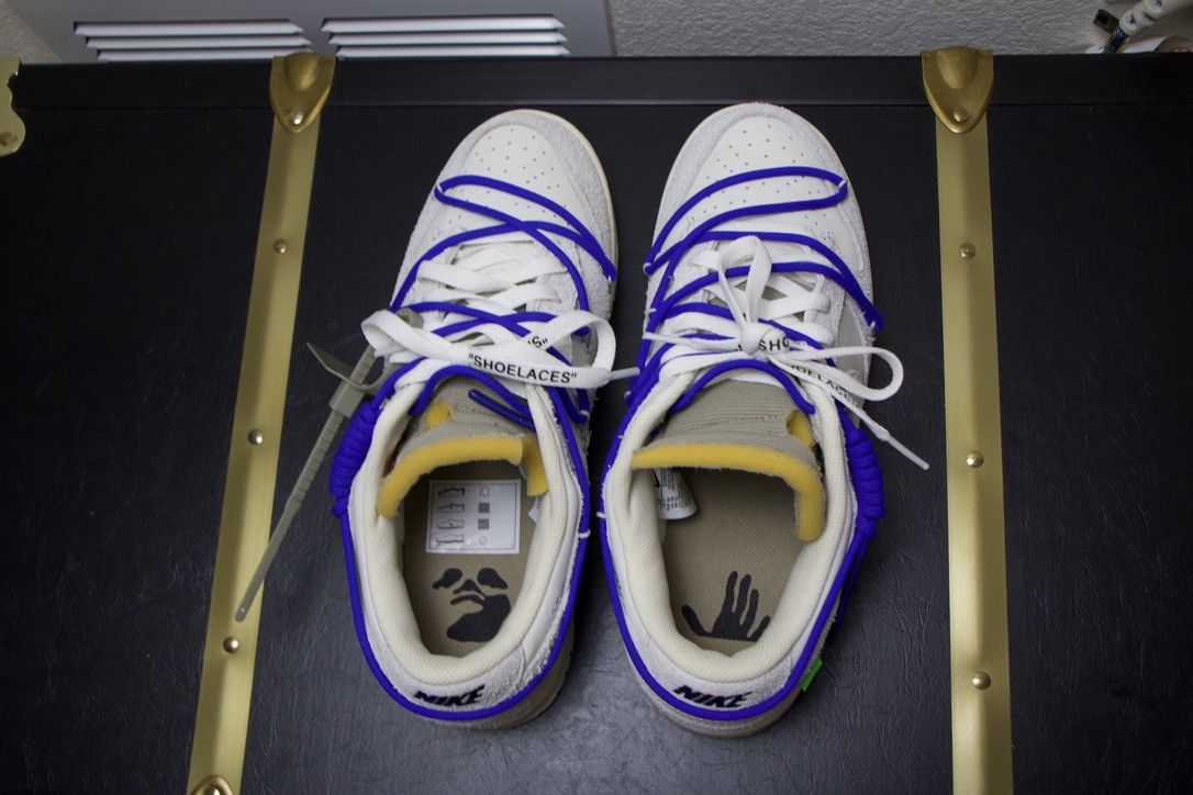 Nike × Off-White Nike x Off-White Dunk Low Lot 32 Size US 10 / EU 43 - 5 Thumbnail