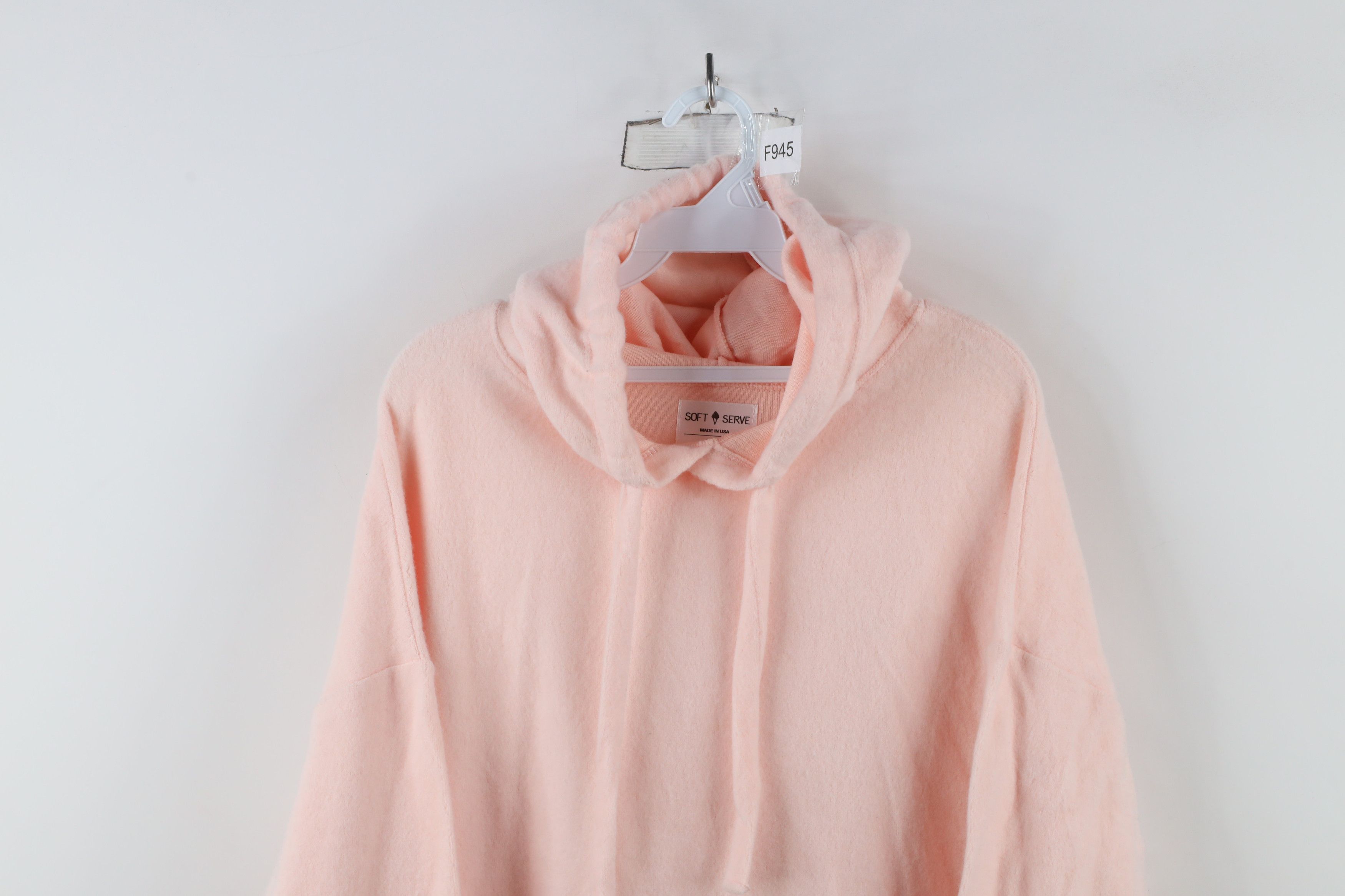 Vintage Soft Serve Soft Cloud Cotton Hoodie Sweatshirt Pink USA Size M / US 6-8 / IT 42-44 - 2 Thumbnail