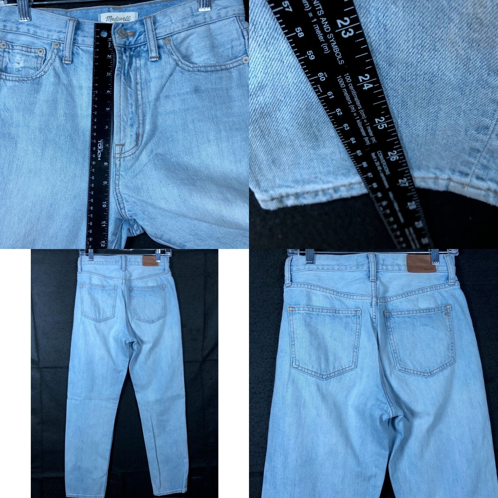 Madewell Madewell Womens Jeans Blue Denim The Perfect Vintage High Rise 100% Cotton 27 Jeans Regular 5-Pocket Design Straight Womens 28 Inseam 27 Inseam? Size 28" / US 6 / IT 42 - 8 Thumbnail