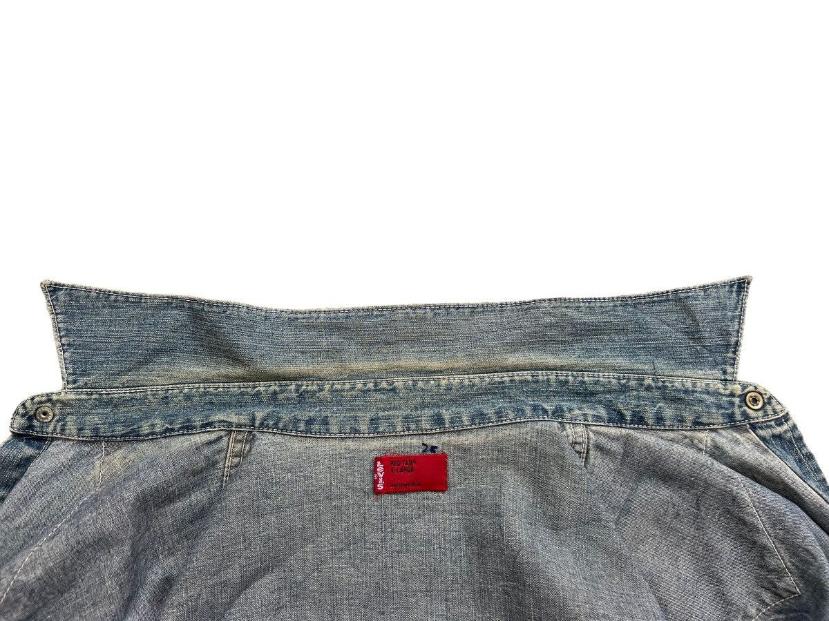 Levi's Vintage 2005 Levi’s Red Tab Faded Mud Denim Western Shirt Size US L / EU 52-54 / 3 - 22 Thumbnail
