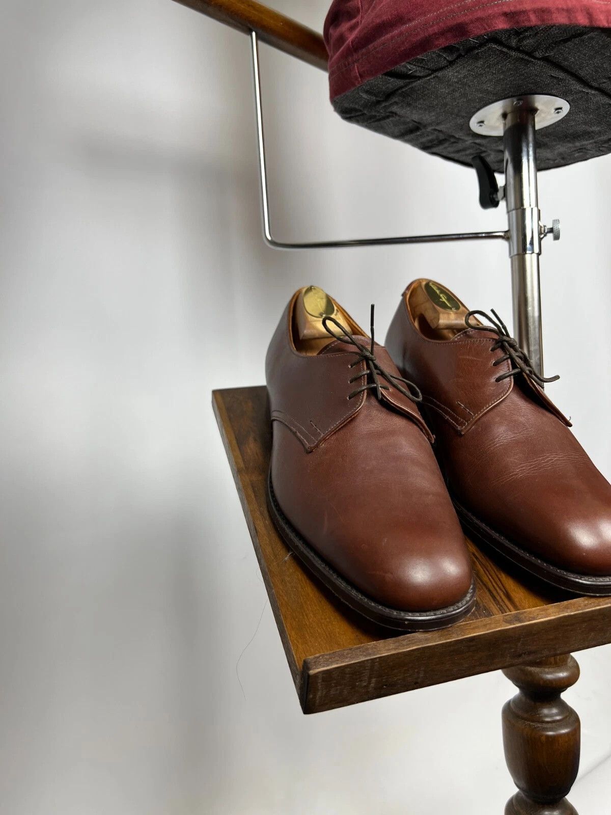 Loake Loake 1880 Arundel Formal Tan Brown Casual Derby Shoes 9 EEE Size US 10.5 / EU 43-44 - 3 Thumbnail