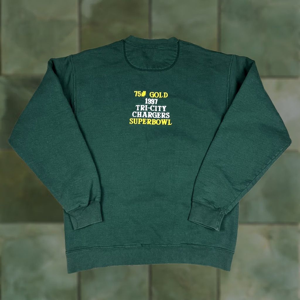 Coach VINTAGE 90s Embroidered Coach Cooper 1997 Crewneck Sweatshirt Large LT Green Unisex Adults Shirts Sweatshirt Mens Womens Size US L / EU 52-54 / 3 - 1 Thumbnail