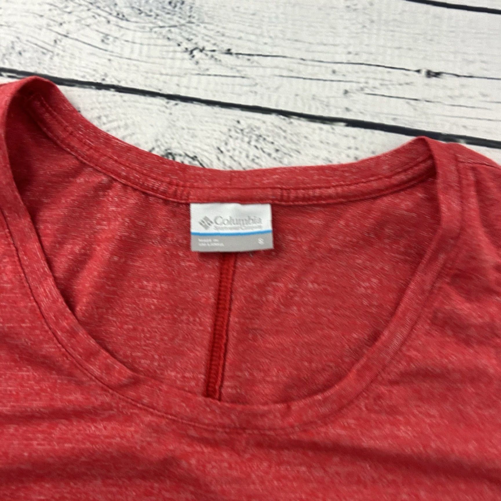 Vintage Columbia Ohio State Buckeyes Sleeveless Open Back T Shirt Women's S Red Size S / US 4 / IT 40 - 2 Thumbnail