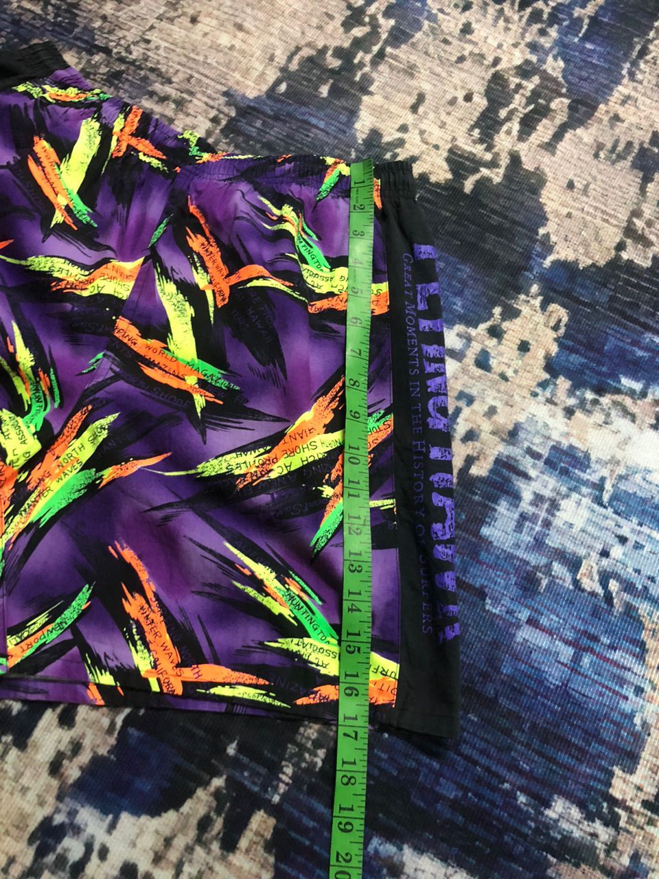 Japanese Brand Flying Hawk Surf Style Short Pants Abstract Design Size US 30 / EU 46 - 18 Thumbnail