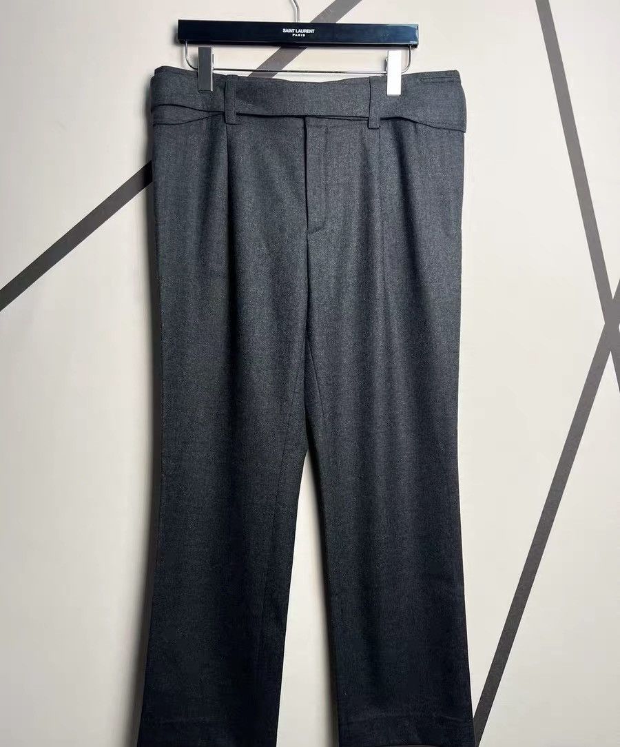 Saint Laurent Paris Saint Laurent 17 runway double waisted trousers Size US 34 / EU 50 - 2 Thumbnail