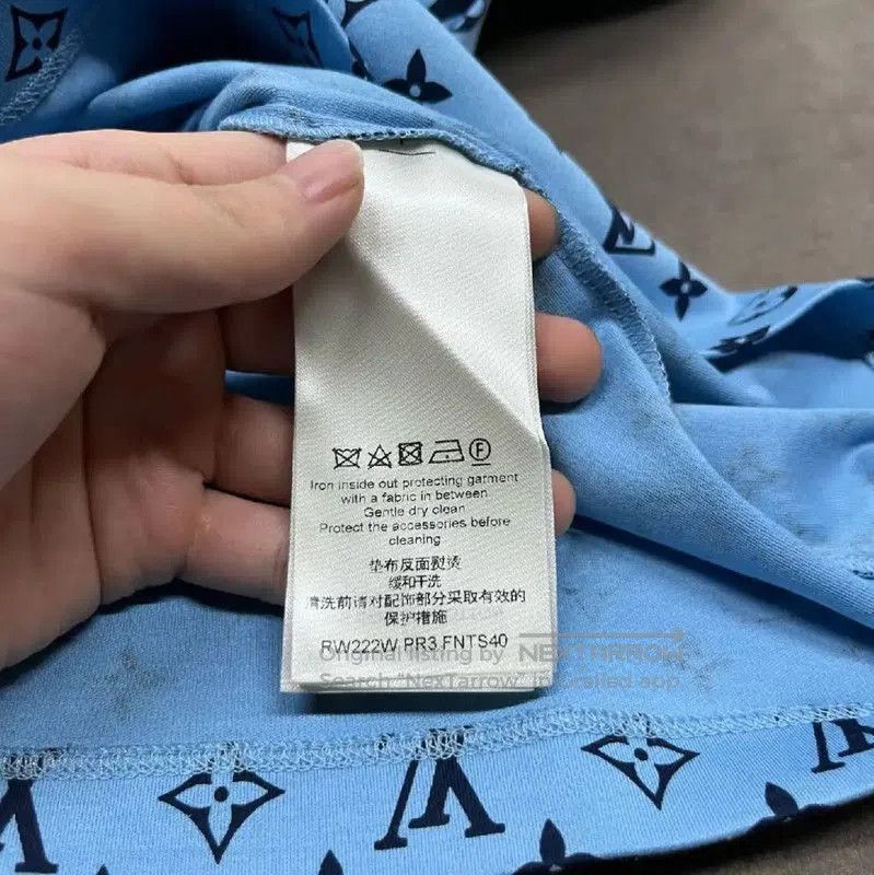 Louis Vuitton Louis Vuitton Blue Cotton T. Size XS / US 0-2 / IT 36-38 - 7 Thumbnail