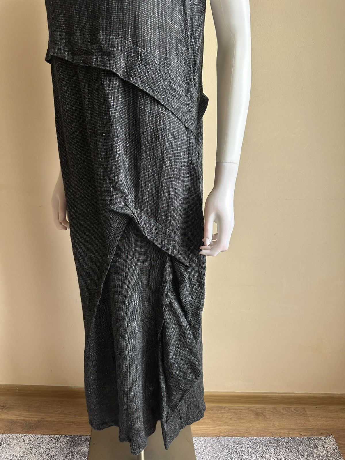 OSKA dresses for women ISCHIKO by OSKA avantgarde grey US10 Linen Size L / US 10 / IT 46 - 5 Thumbnail