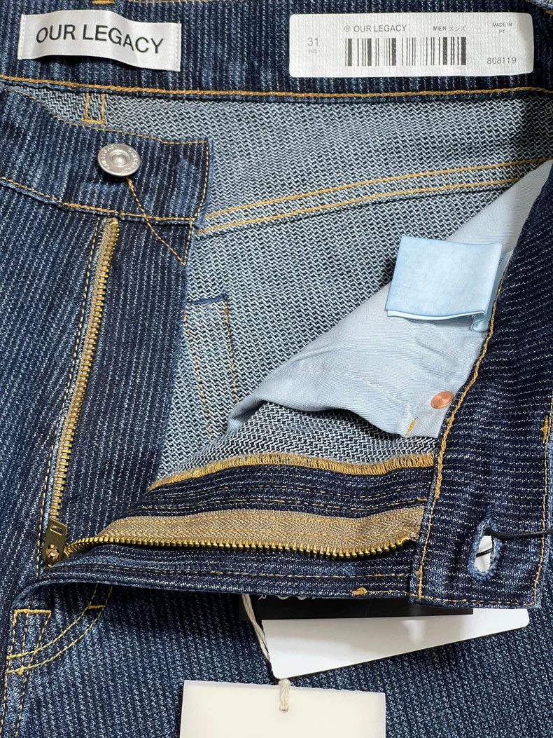 Our Legacy Our Legacy Dark blue jeans Size US 31 - 3 Thumbnail