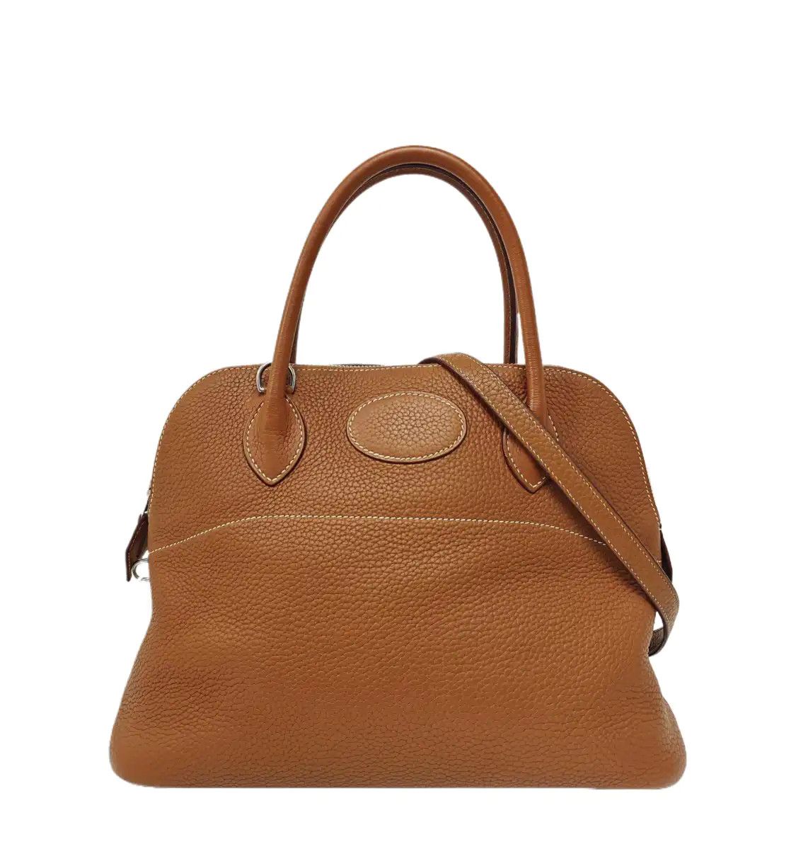 Hermes Hermes Bolide 31 Gold Brown Clemence cowhide leather shoulder bag handbag silver Size ONE SIZE - 1 Thumbnail
