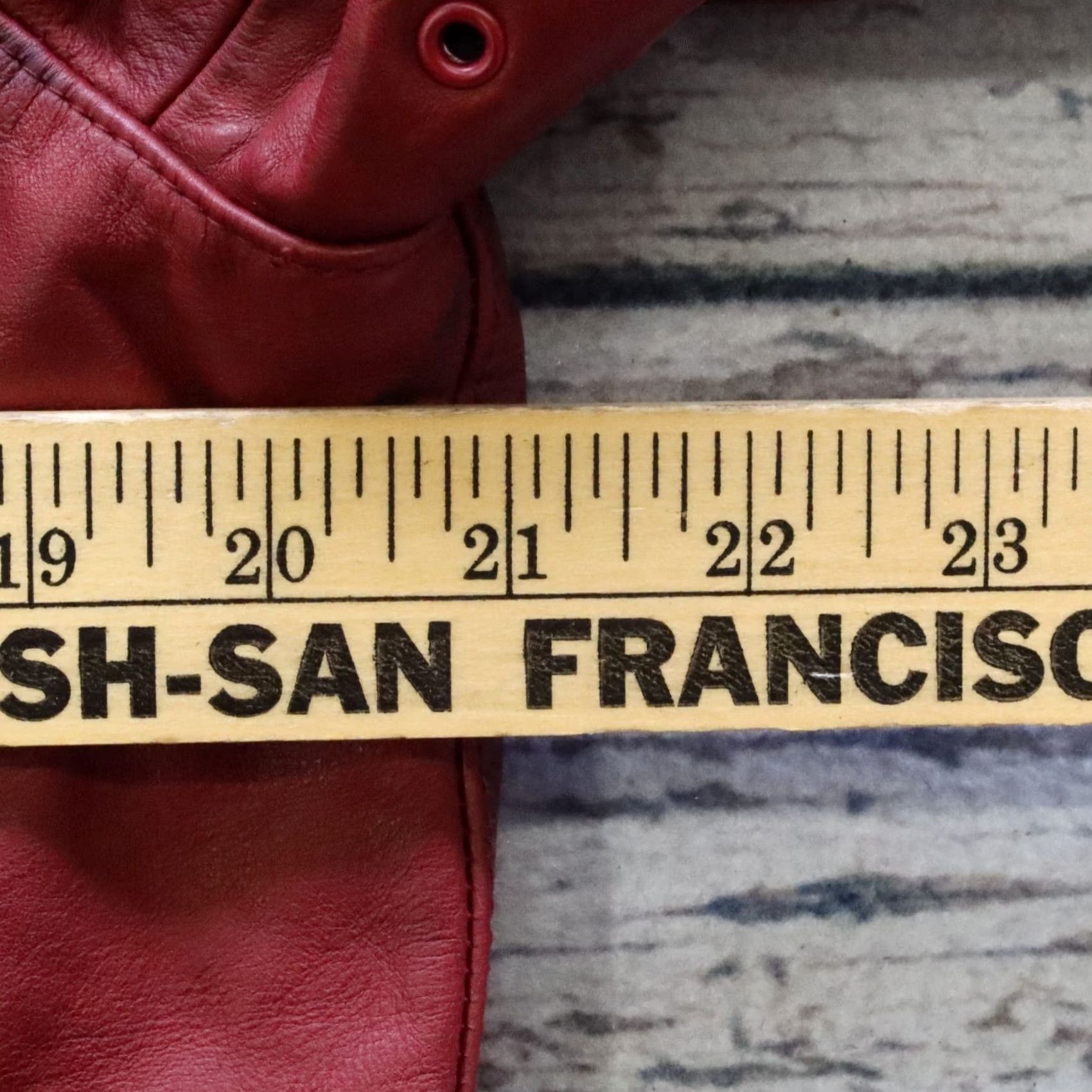 Gap Vintage Gap Jacket Size M RED Leather Cafe Racer Motorcycle Size US M / EU 48-50 / 2 - 6 Thumbnail