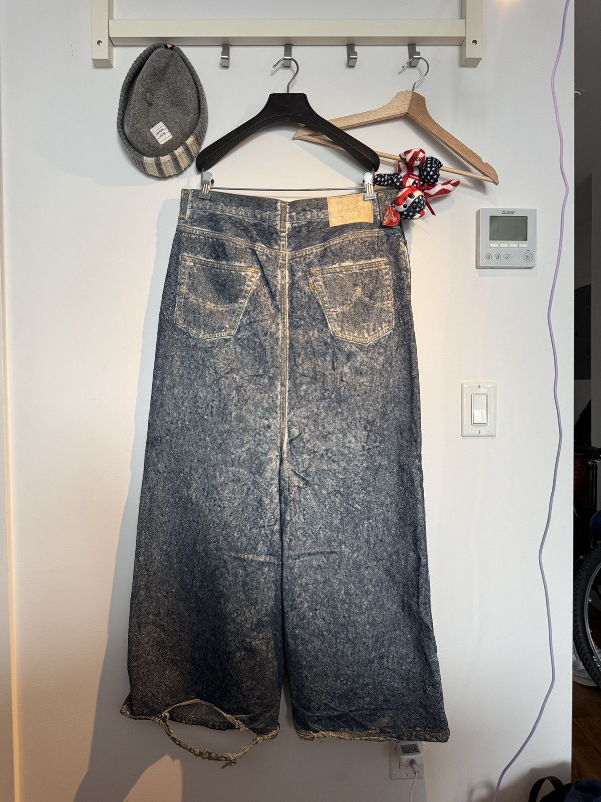 Doublet S/S 24 Acid Wash Denim Pants Size US 34 / EU 50 - 2 Thumbnail