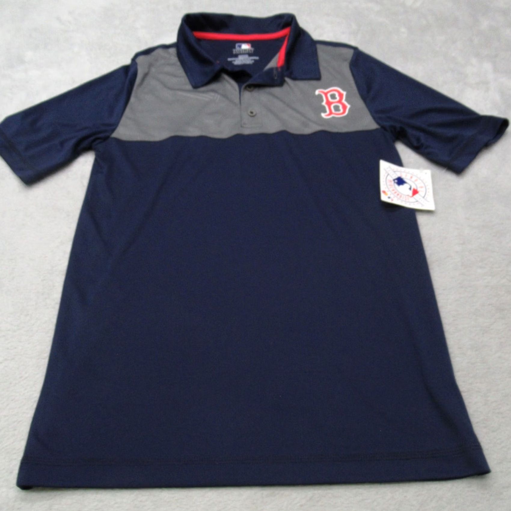 MLB Boston Red Sox Polo Shirt Mens Small MLB Colorblock Short Sleeve Jersey NEW Size US S / EU 44-46 / 1 - 4 Thumbnail