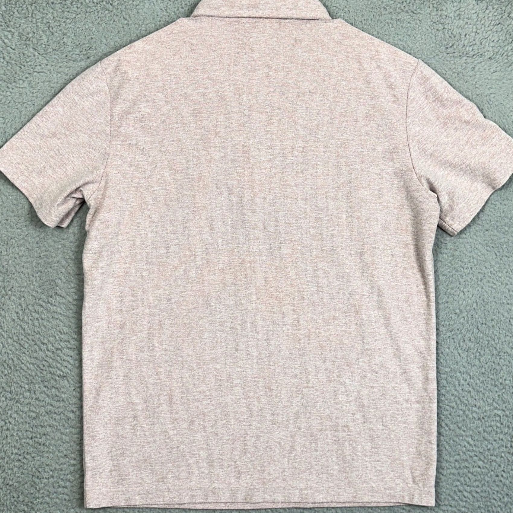 Vuori Vuori Polo Shirt Mens M Pink Light Heathered Pocket Golf Breathable Casual Sport Shirt Size US M / EU 48-50 / 2 - 3 Thumbnail