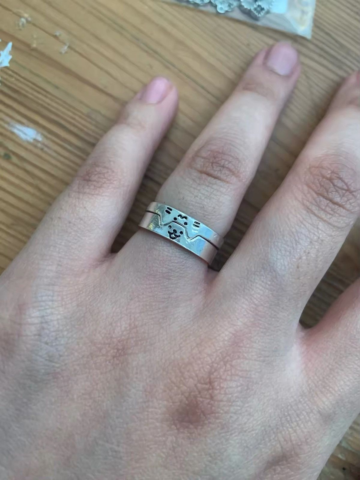 Other 2pcs Cute Cat Dog Animal Couple Ring Size ONE SIZE - 10 Thumbnail