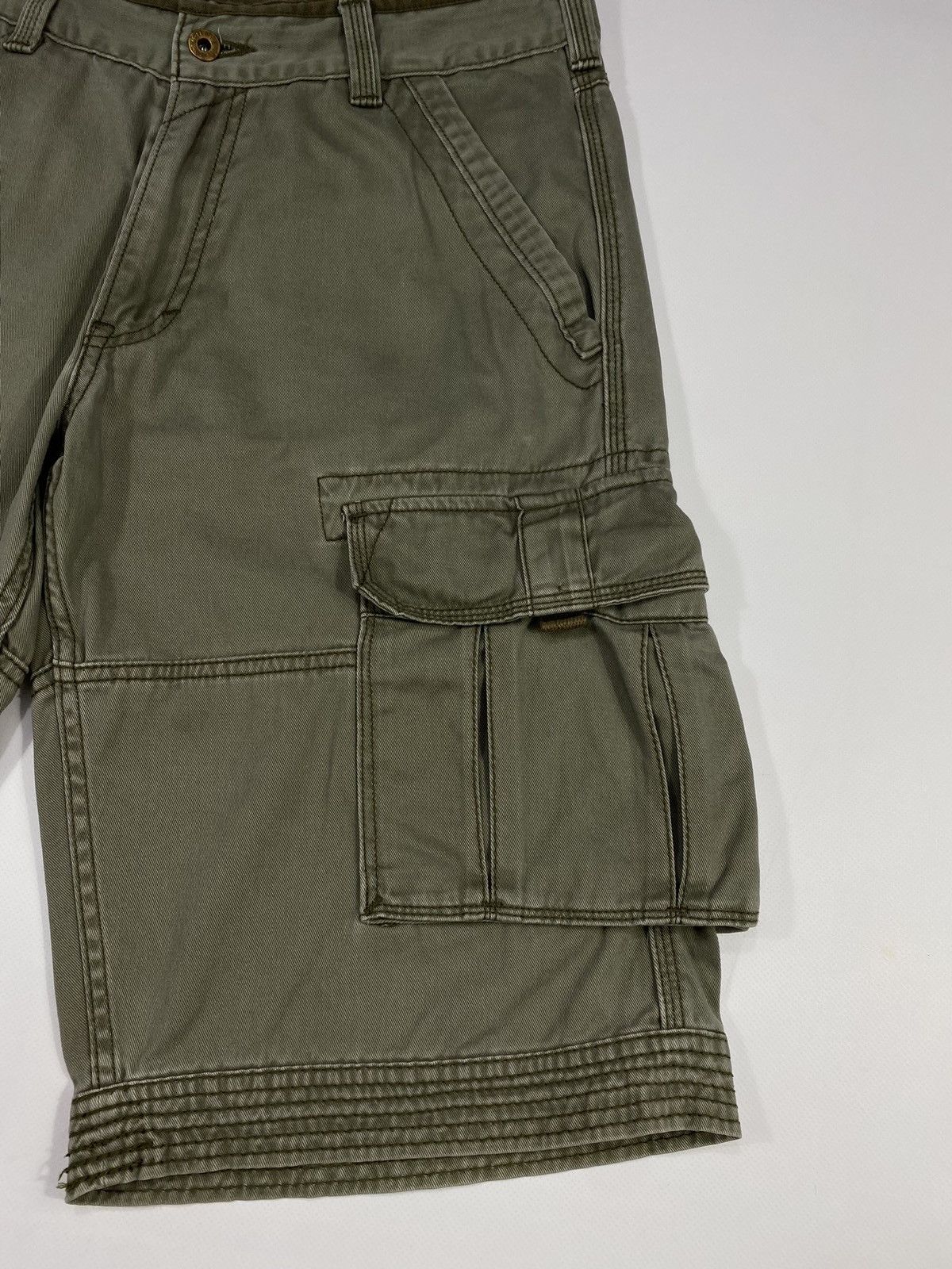 Levi's 🔥LASTDROP🔥VTG Levis Cargo Military Multipockets Khaki Shorts Size US 31 - 5 Thumbnail