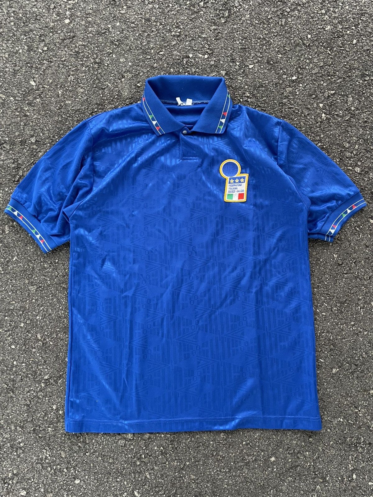 Vintage 90s Italy Vintage Soccer Jersey Size US L / EU 52-54 / 3 - 1 Thumbnail