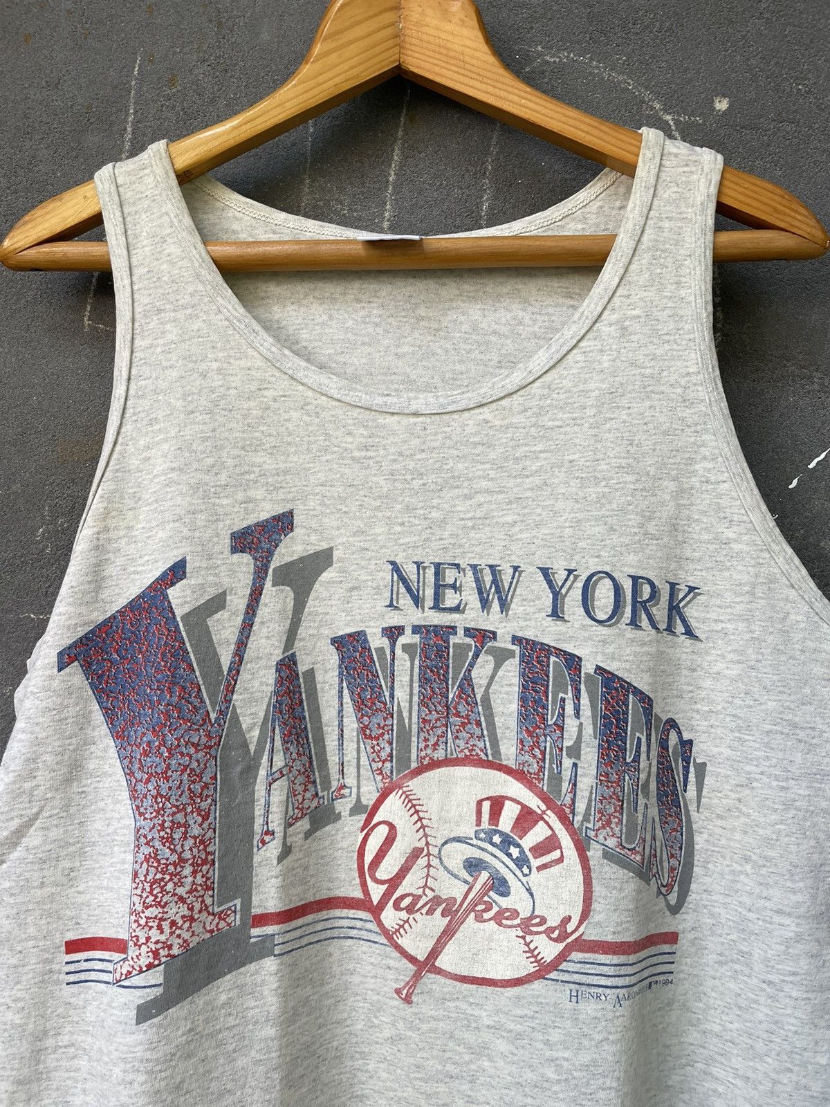 MLB × New York Yankees New York Yankees 1994 MLB Henry-Aaron VTG Tank Top VERY RARE Size US L / EU 52-54 / 3 - 3 Thumbnail