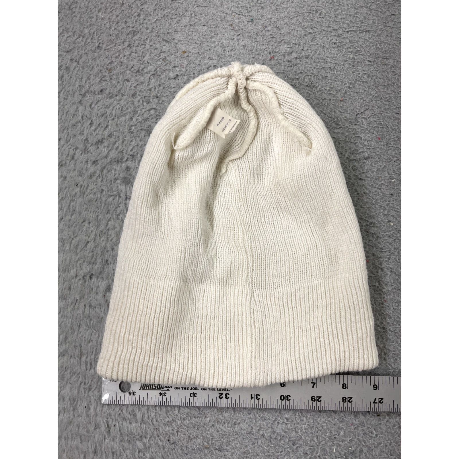 Adidas Adidas Beanie Toque Adult One Size White Knit Embroidered 100% Acrylic Snow Ski Size ONE SIZE - 5 Thumbnail