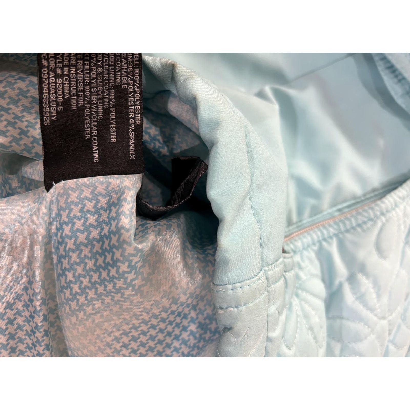 ZeroXposur ZeroXposur Jacket Womens M Blue Quilted Hooded Full Zip Insulated Floral Size M / US 6-8 / IT 42-44 - 7 Thumbnail