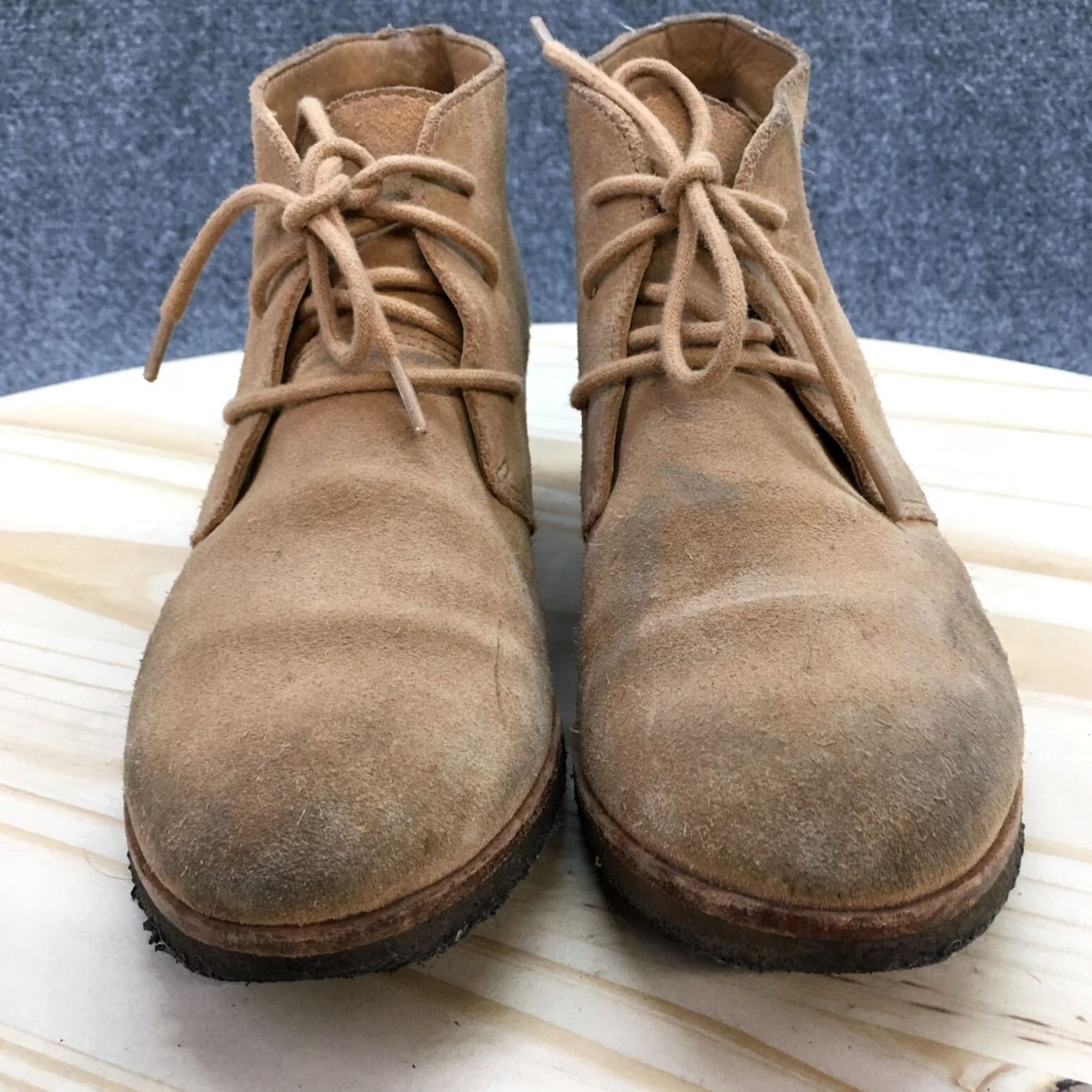 Clarks Clarks Originals Boots Womens 7.5 M Phenia Carnaby Chukka Brown Suede Heels Size US 8 / IT 38 - 7 Thumbnail