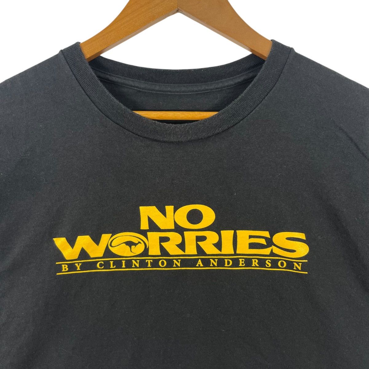 Vintage Vintage No Worries by Clinton Anderson Tee Shirt Size US L / EU 52-54 / 3 - 3 Thumbnail