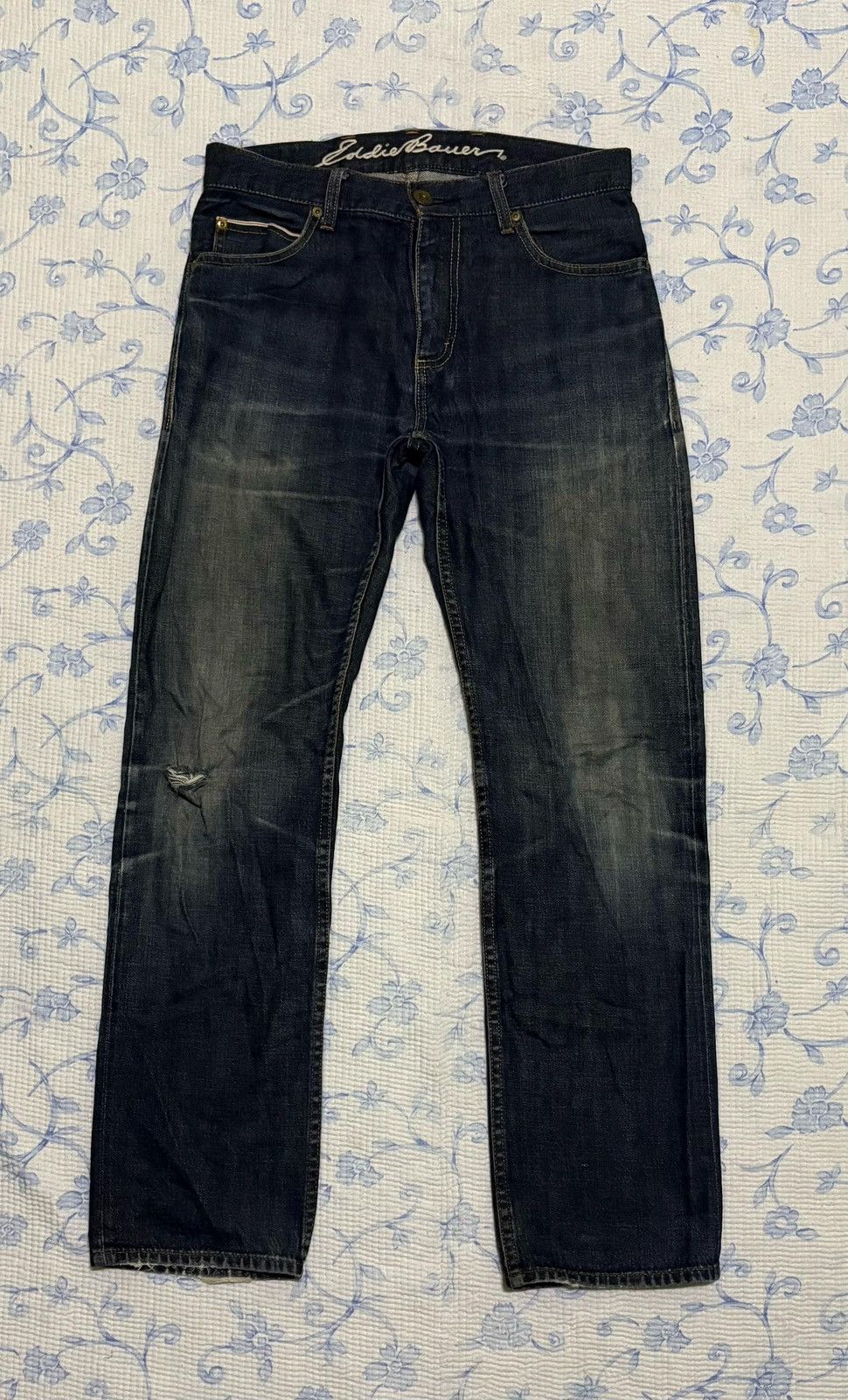 Eddie Bauer Eddie Bauer Distressed Denim Pants Size US 31 - 2 Thumbnail