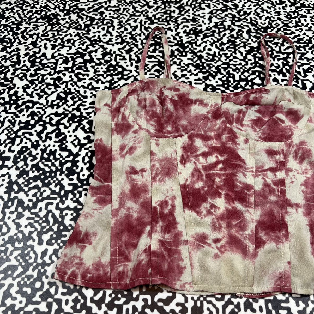 Vintage Vintage Y2K Japanese Style Retro Tie Dye Tank Top Sleeveless Size L / US 10 / IT 46 - 4 Thumbnail