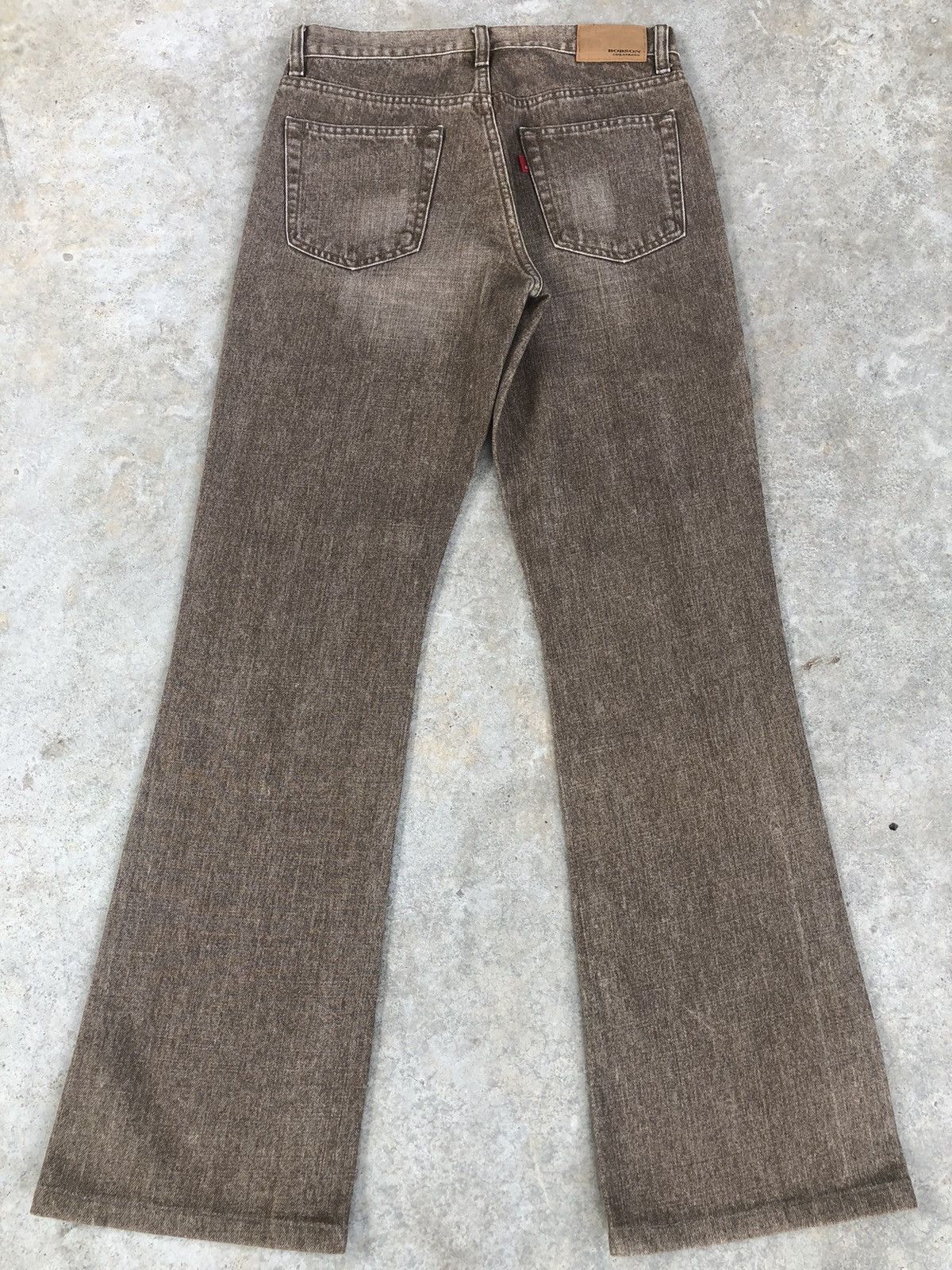If Six Was Nine Japanese Bobson Flared Jeans Distressed Jeans Size US 29 - 2 Thumbnail