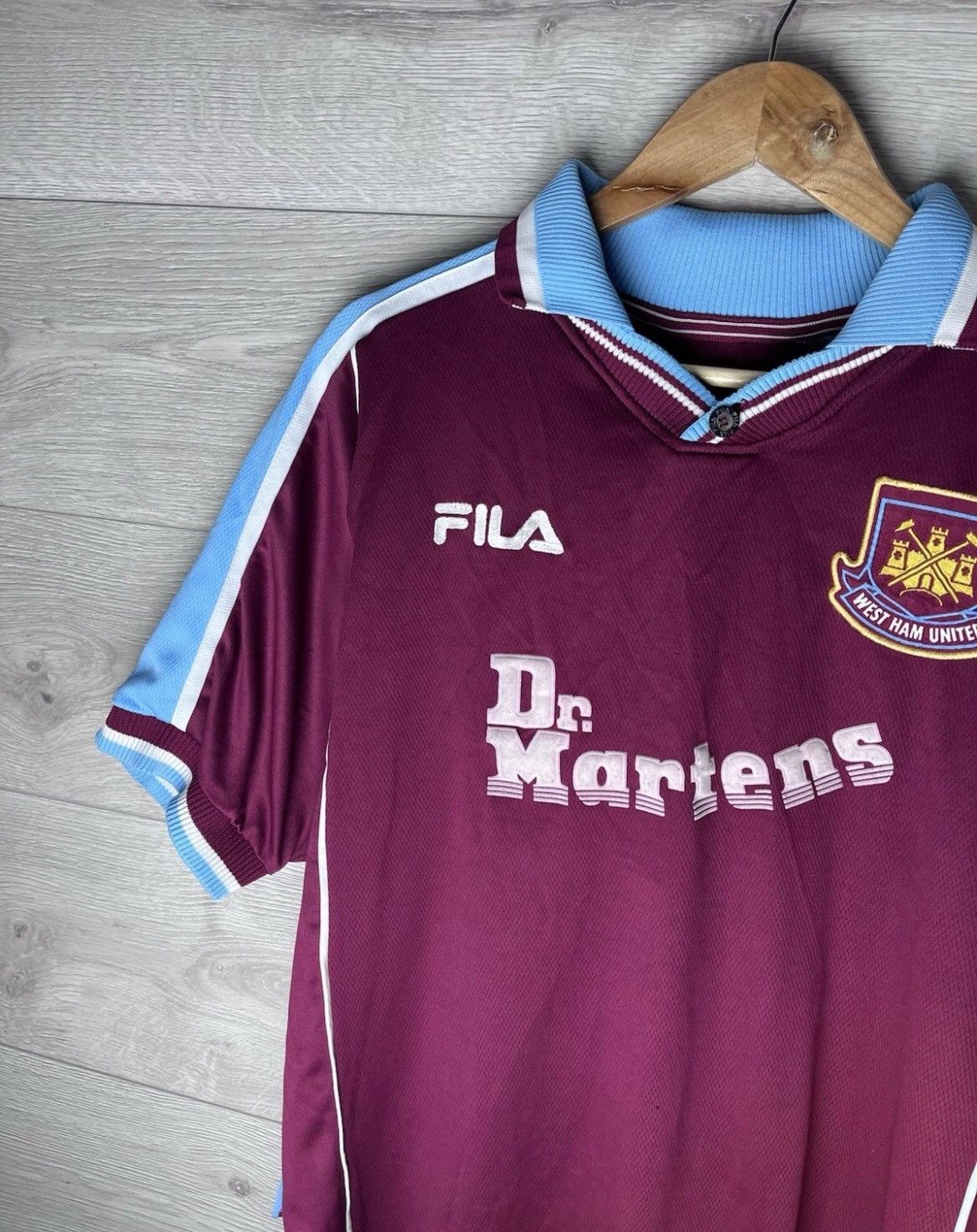 Fila VERY RARE SOCCER JERSEY MEN FILA WEST HAM UNITED Size US XL / EU 56 / 4 - 3 Thumbnail