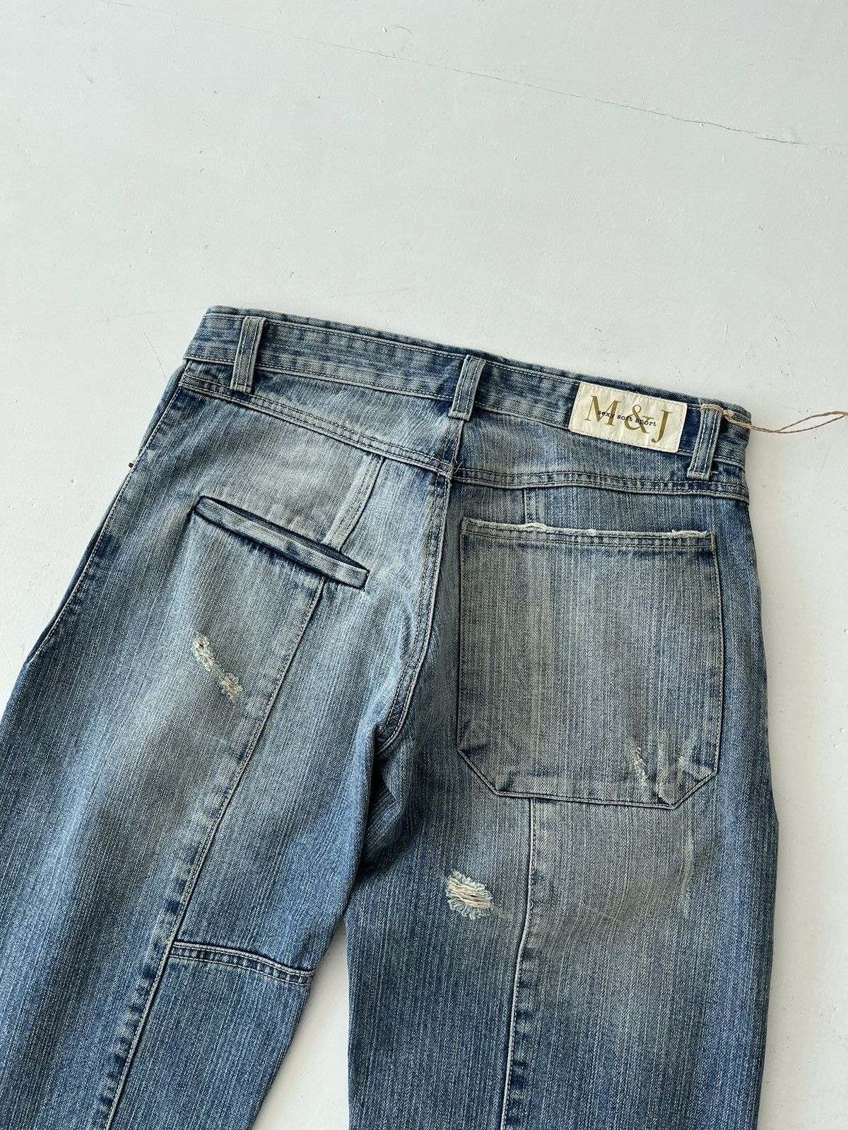 20471120 Vintage distressed Japanese jeans from 00s Y2K stonewashed Size US 32 / EU 48 - 4 Thumbnail