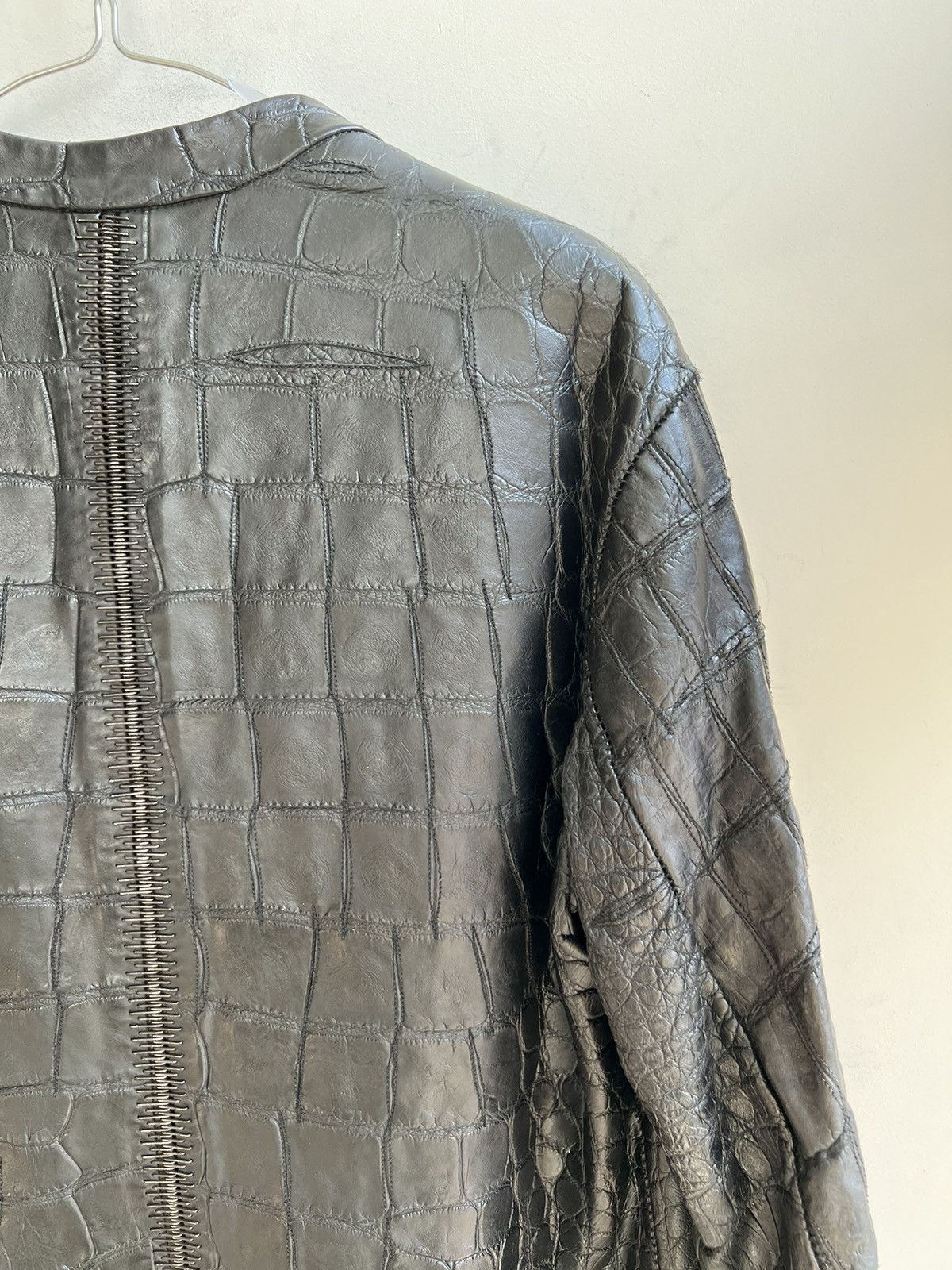 Isaac Sellam Experience black alligator jacket