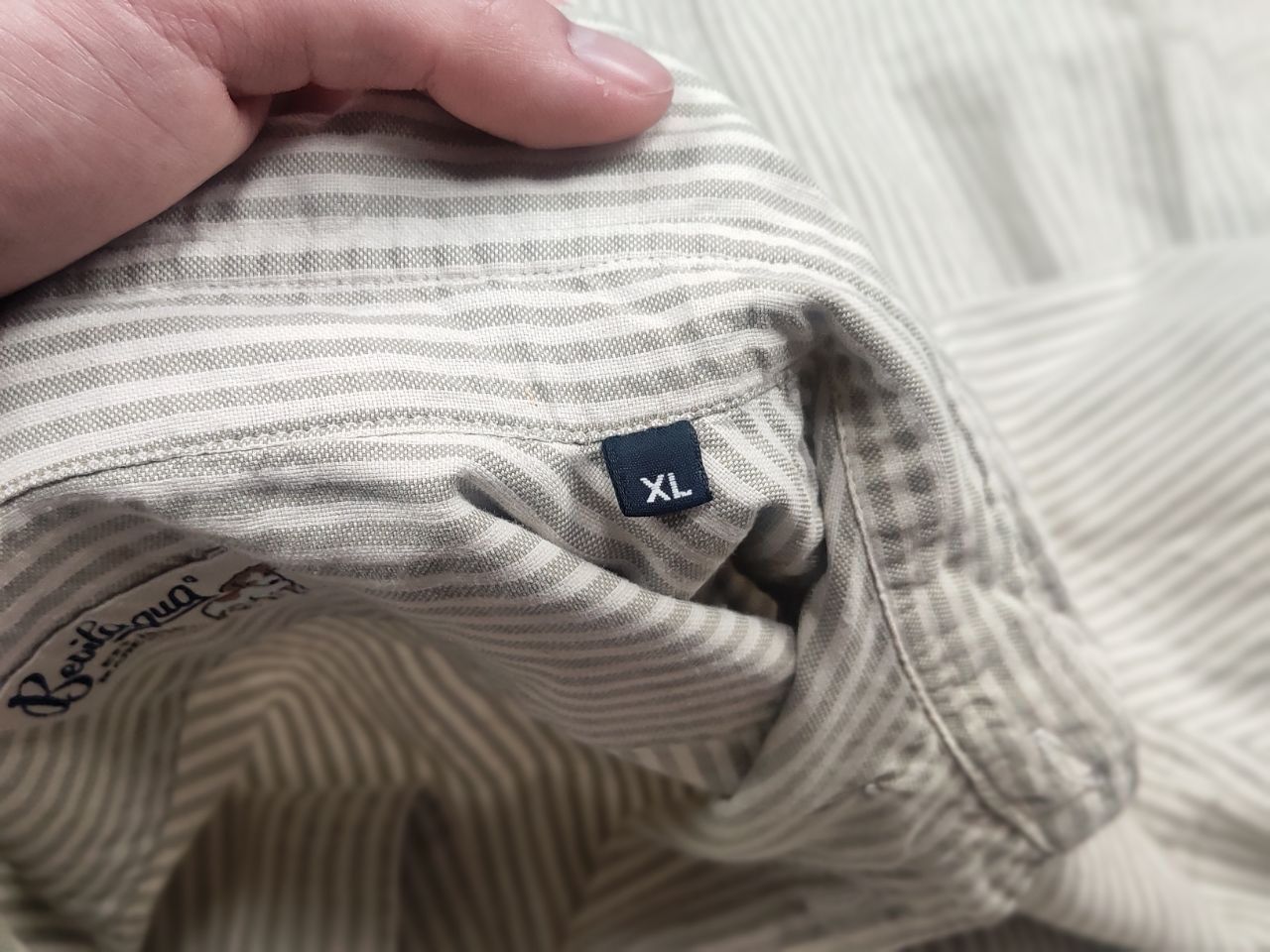 Bevilacqua Bevilacqua Italy Design Vintage casual striped button shirt Size US XL / EU 56 / 4 - 14 Thumbnail
