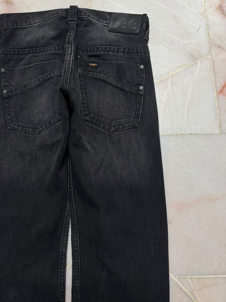 Lee 💥Insane💥Vintage Lee Rusty Mudwash Distressed Black Jeans Size US 29 - 19 Thumbnail