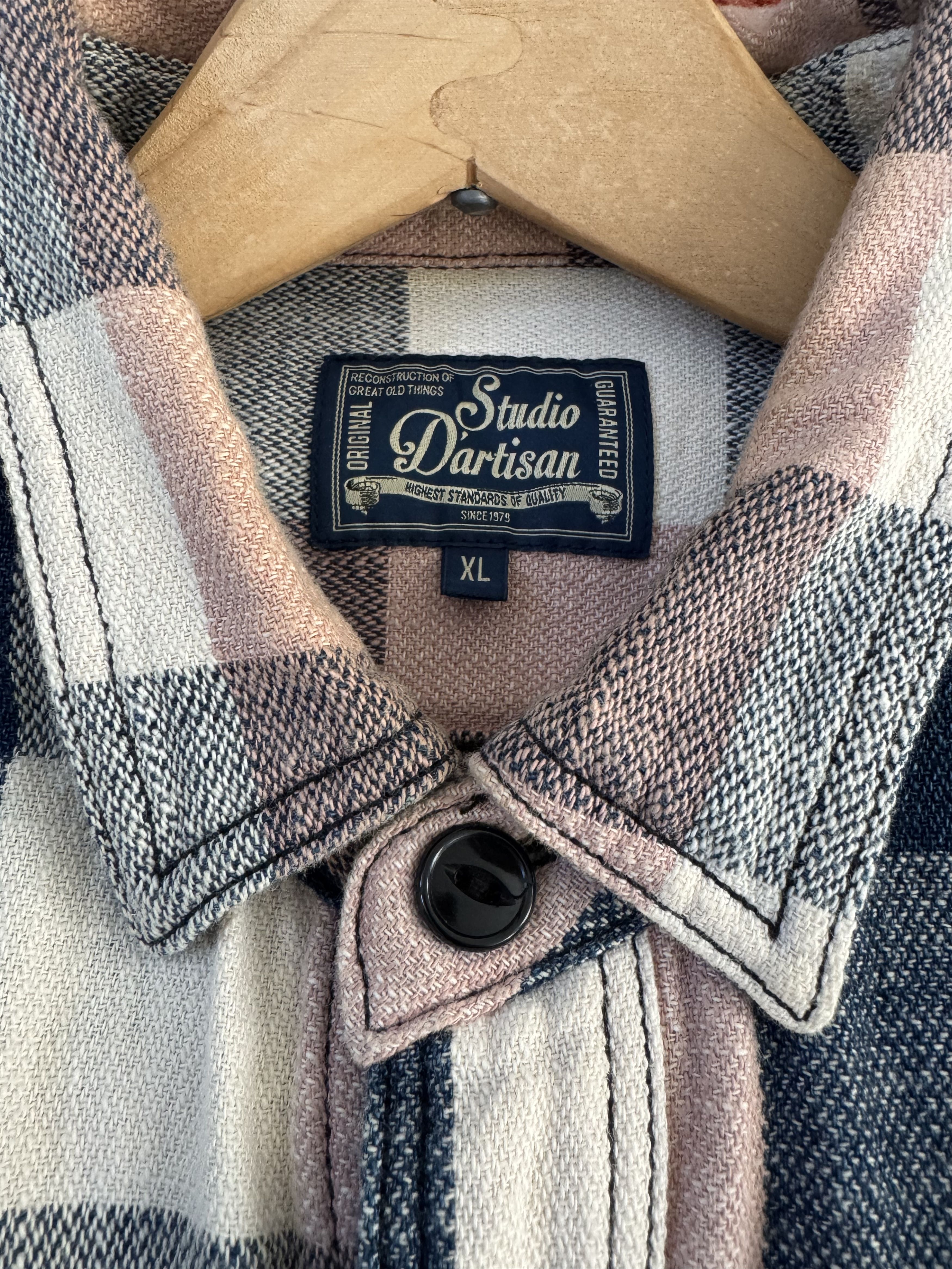 Studio D'Artisan SDA Natural Indigo Flannel Size US M / EU 48-50 / 2 - 4 Thumbnail