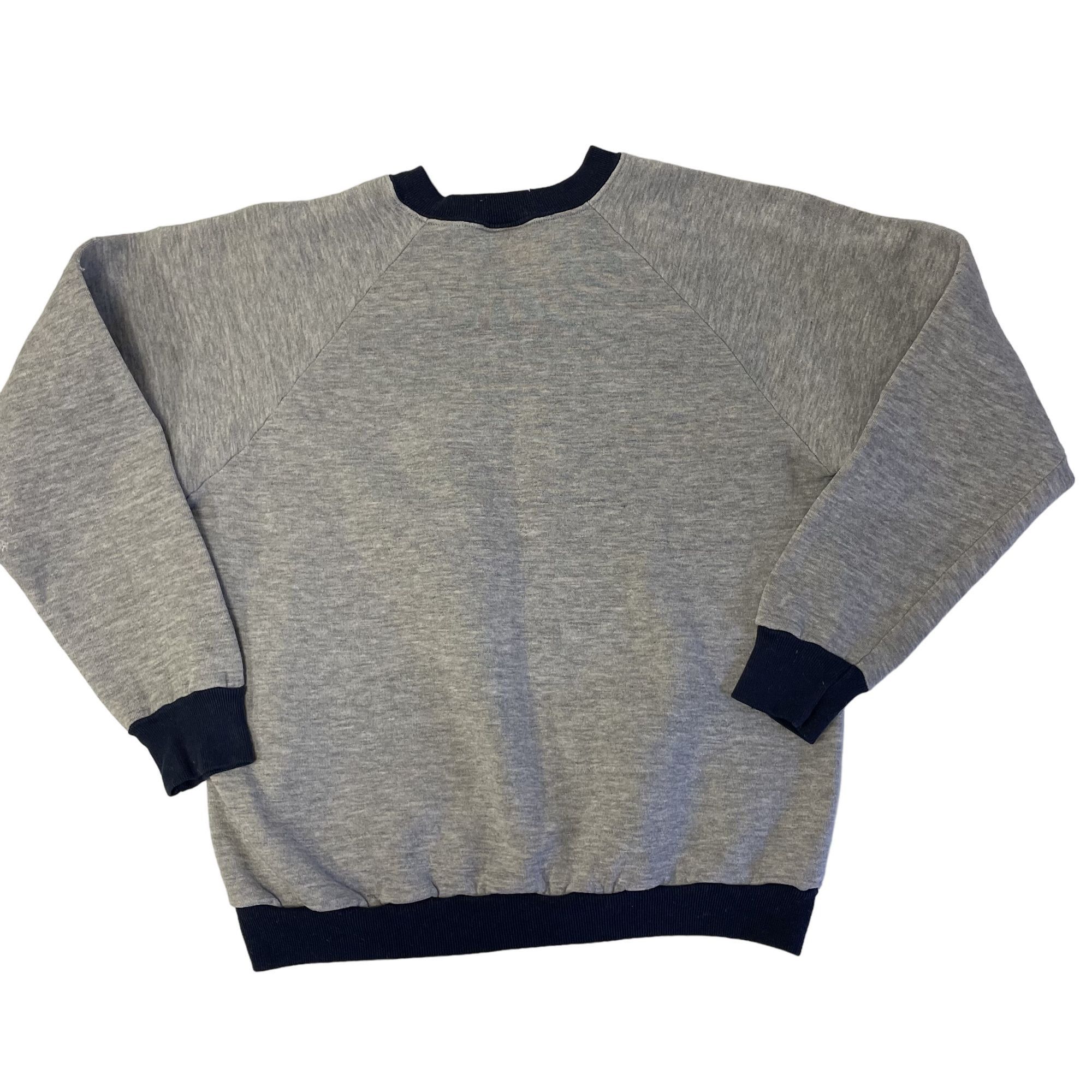 Other Vtg MacGregor Heather Gray TRI BLEND Blue RINGER Raglan L Size US L / EU 52-54 / 3 - 2 Thumbnail